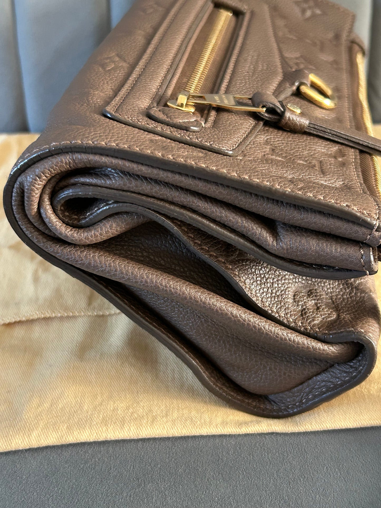 Louis Vuitton Petillante Leather Clutch Bag