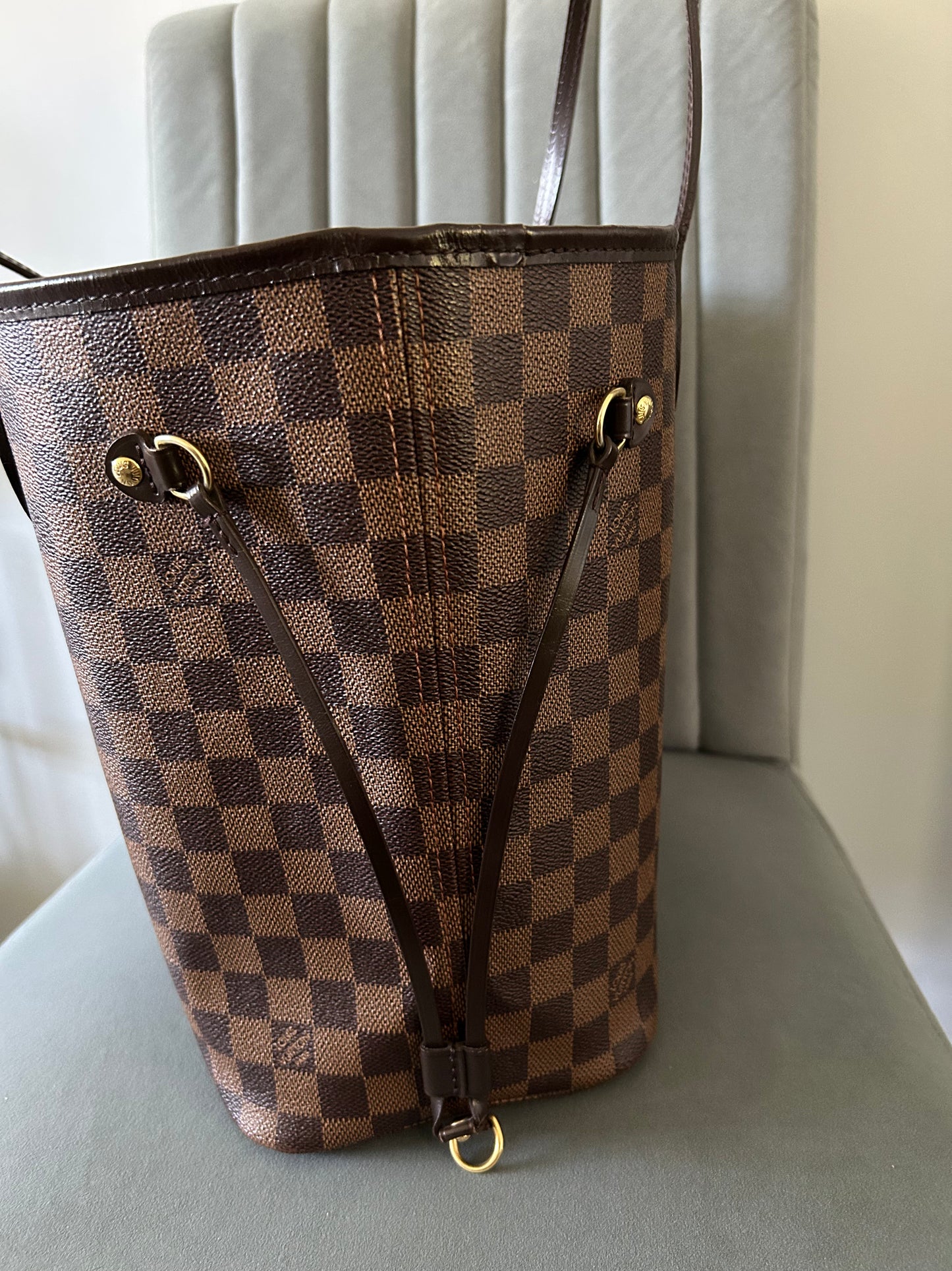 Louis Vuitton Neverfull Damier Ebene Coated Canvas MM