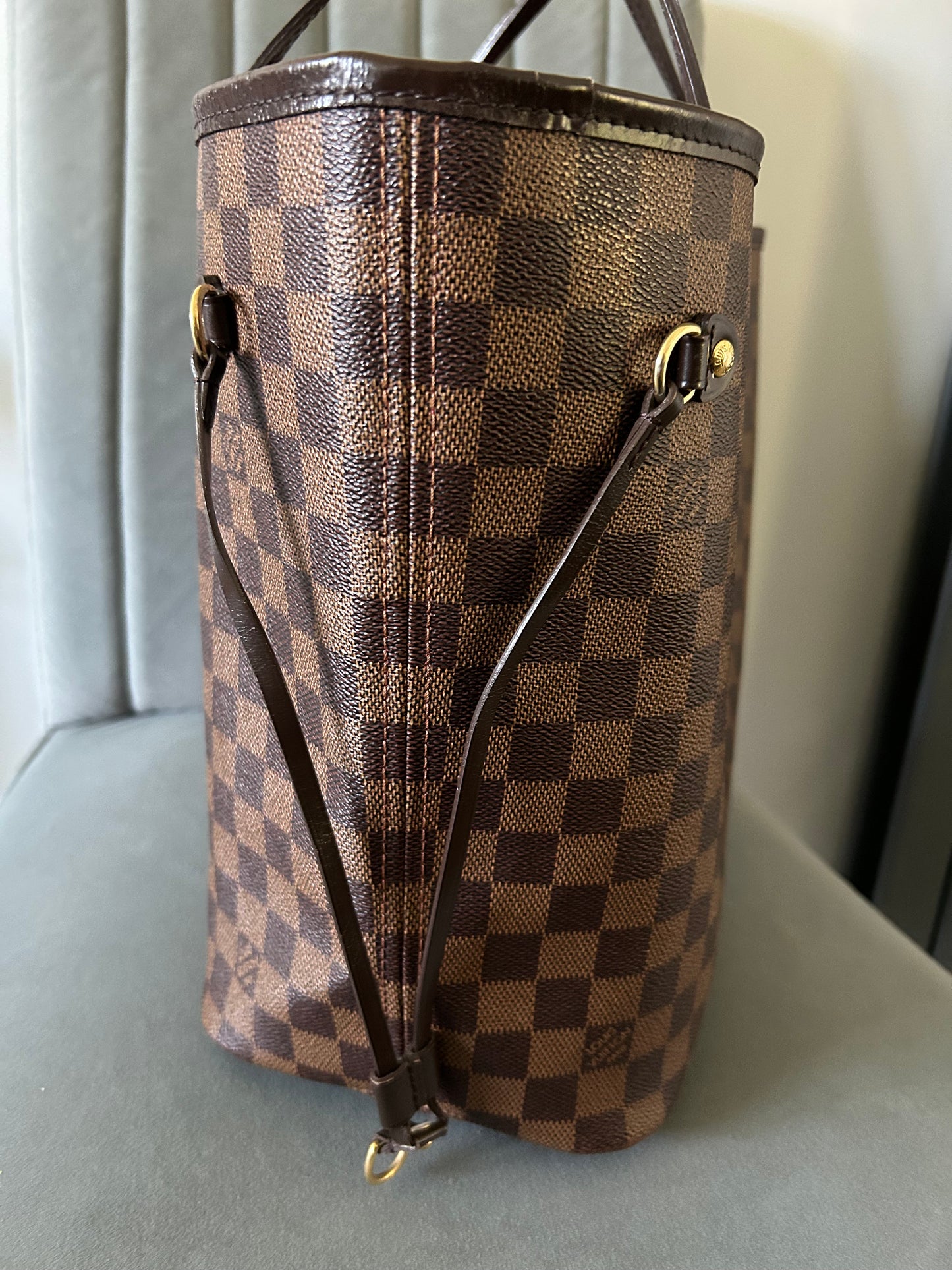 Louis Vuitton Neverfull Damier Ebene Coated Canvas MM