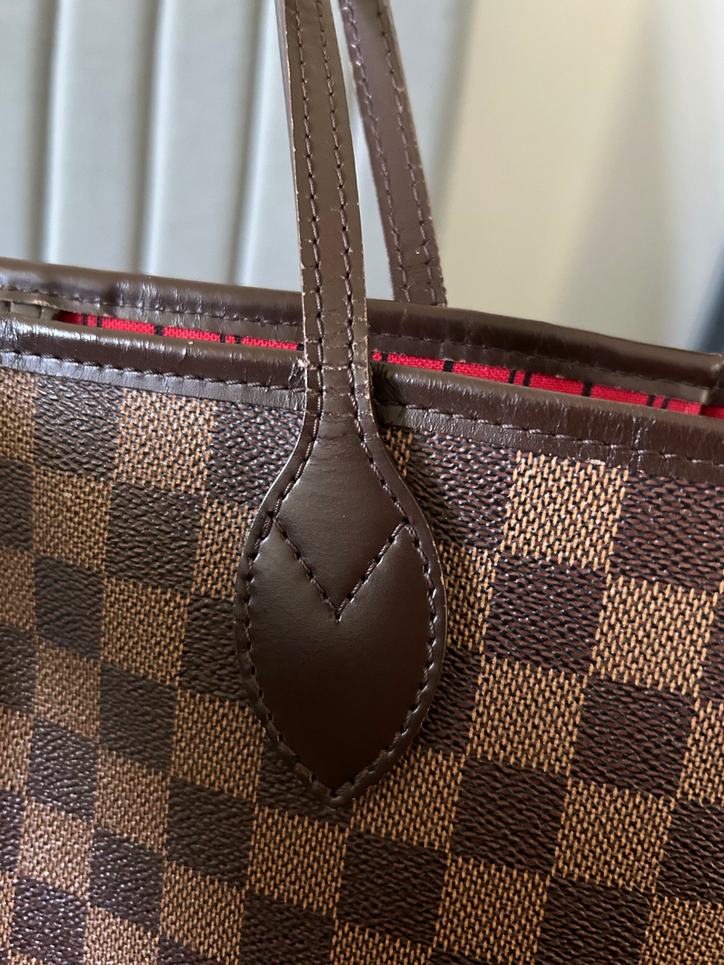 Louis Vuitton Neverfull Damier Ebene Coated Canvas MM