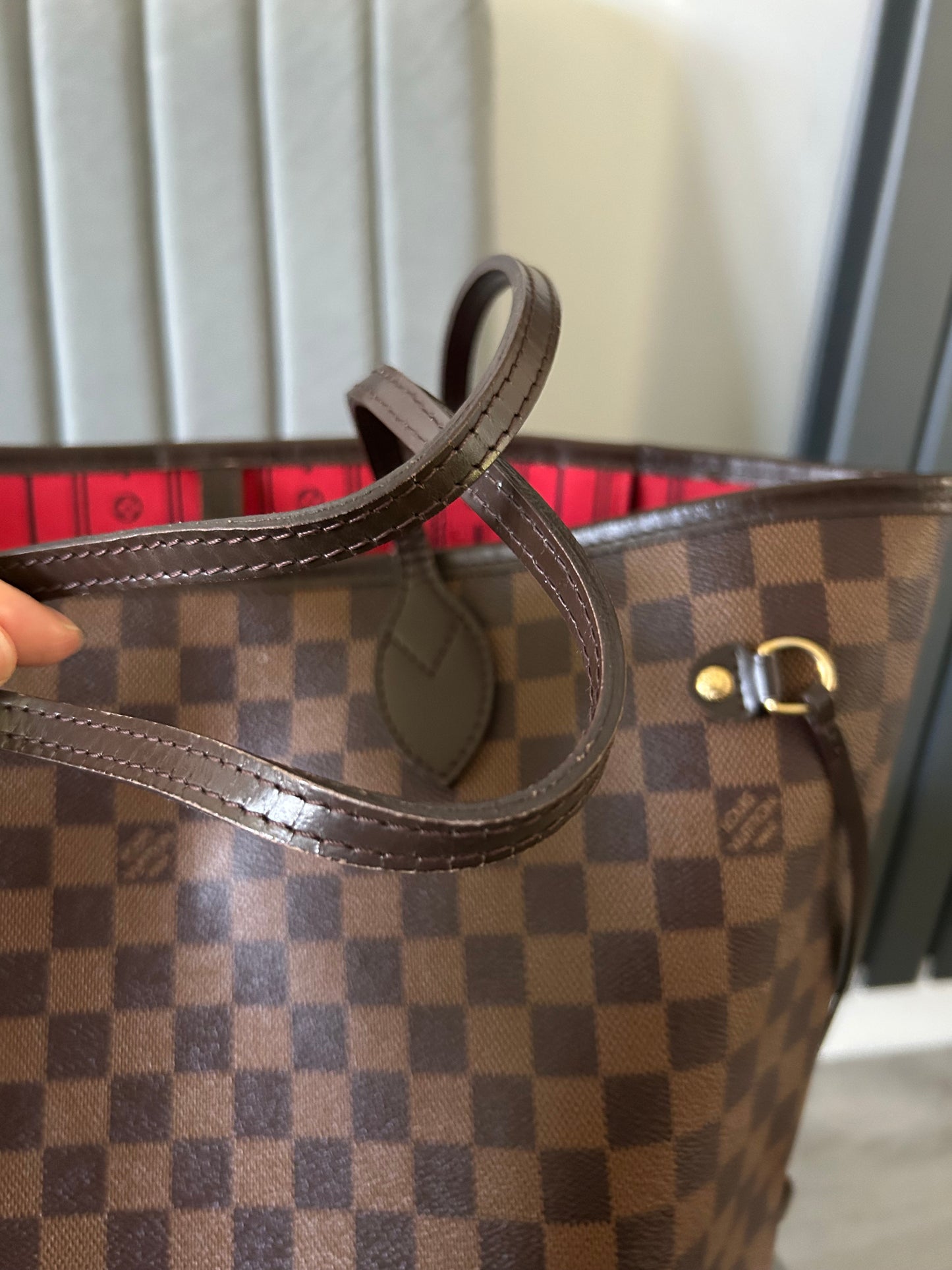 Louis Vuitton Neverfull Damier Ebene Coated Canvas MM
