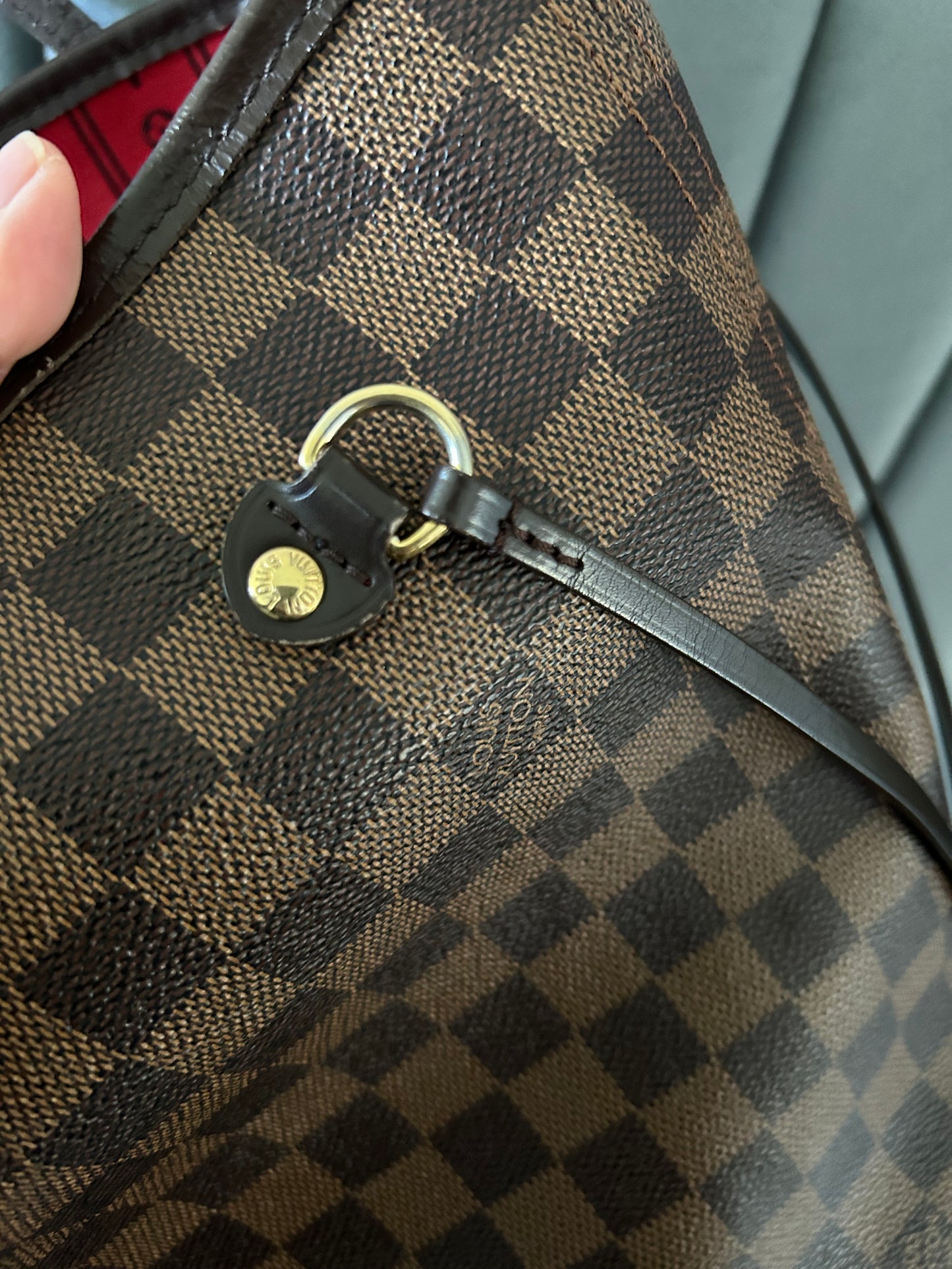 Louis Vuitton Neverfull Damier Ebene Coated Canvas MM