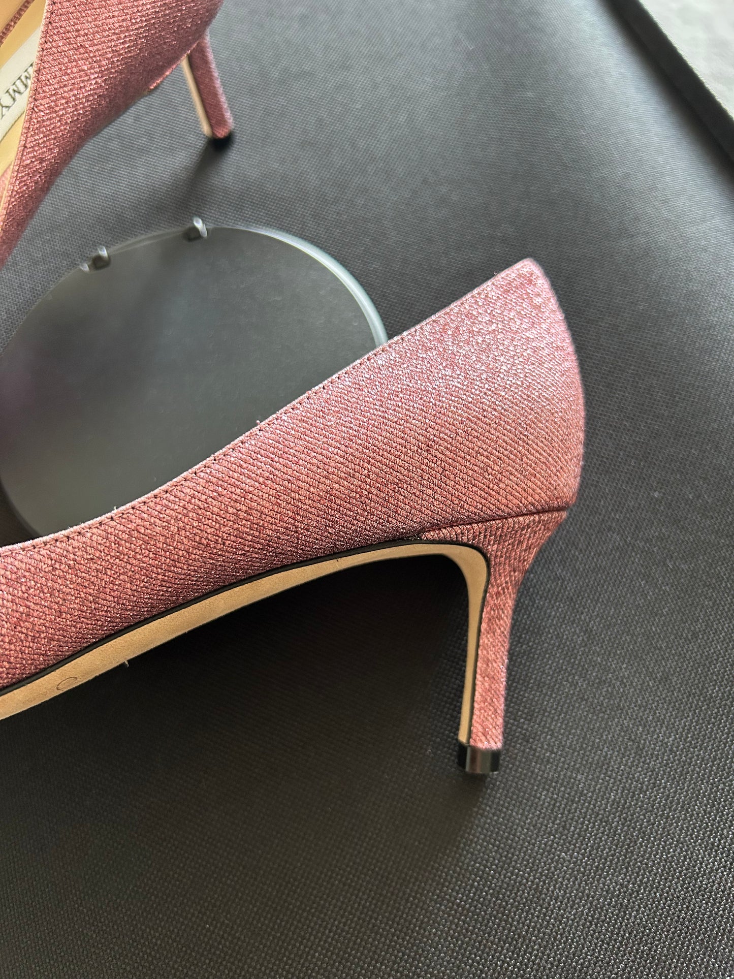 Jimmy Choo Romy 60 XGS pink heels UK4
