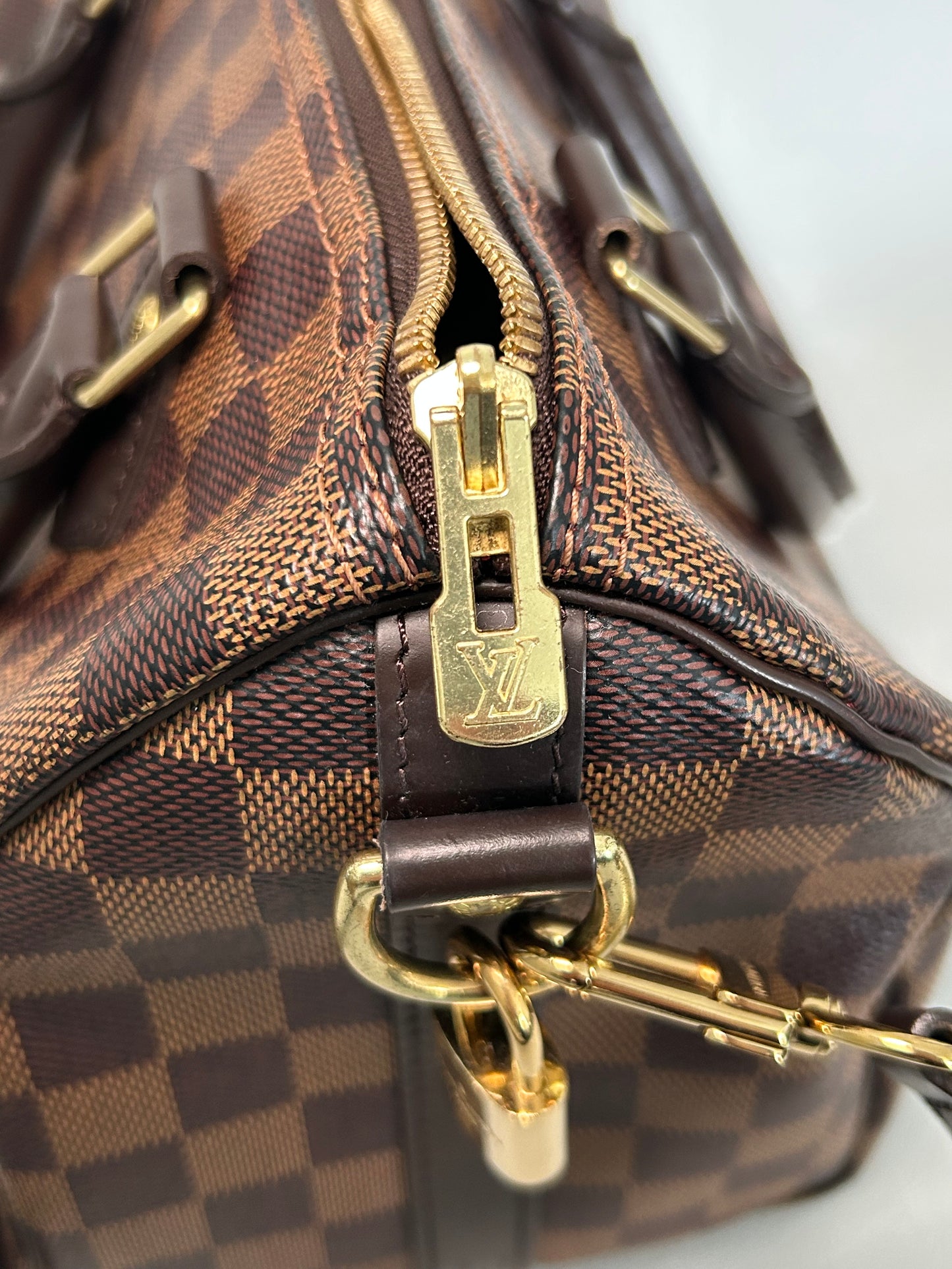 Louis Vuitton Speedy 25 Bandouliere Damier Ebene