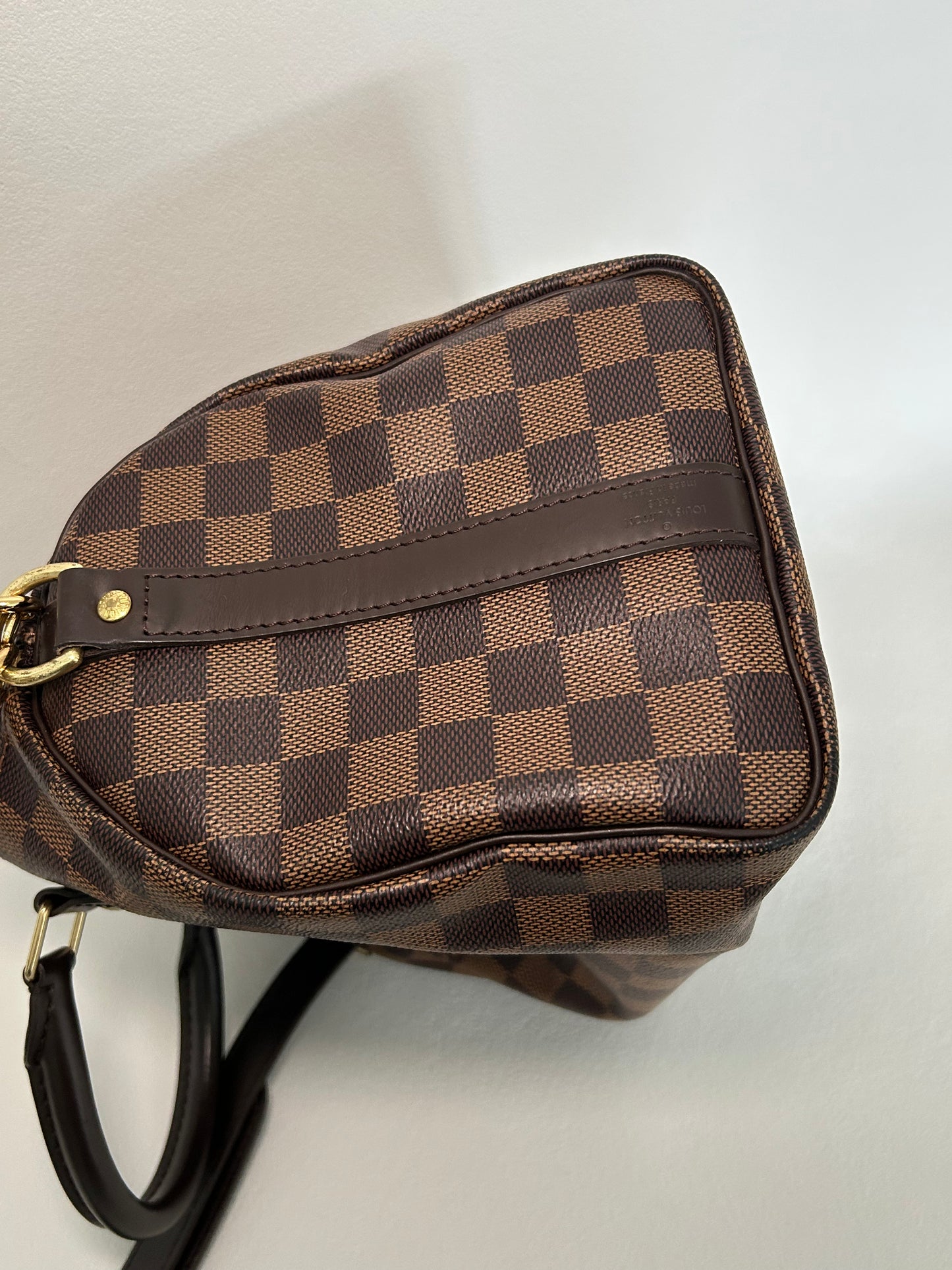 Louis Vuitton Speedy 25 Bandouliere Damier Ebene