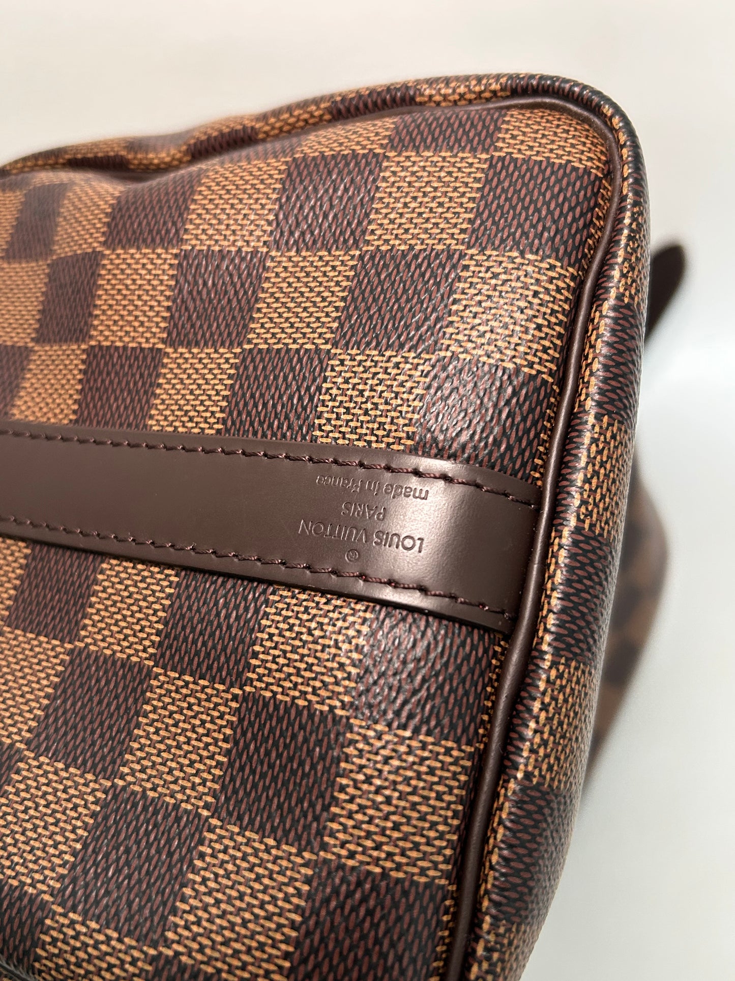 Louis Vuitton Speedy 25 Bandouliere Damier Ebene