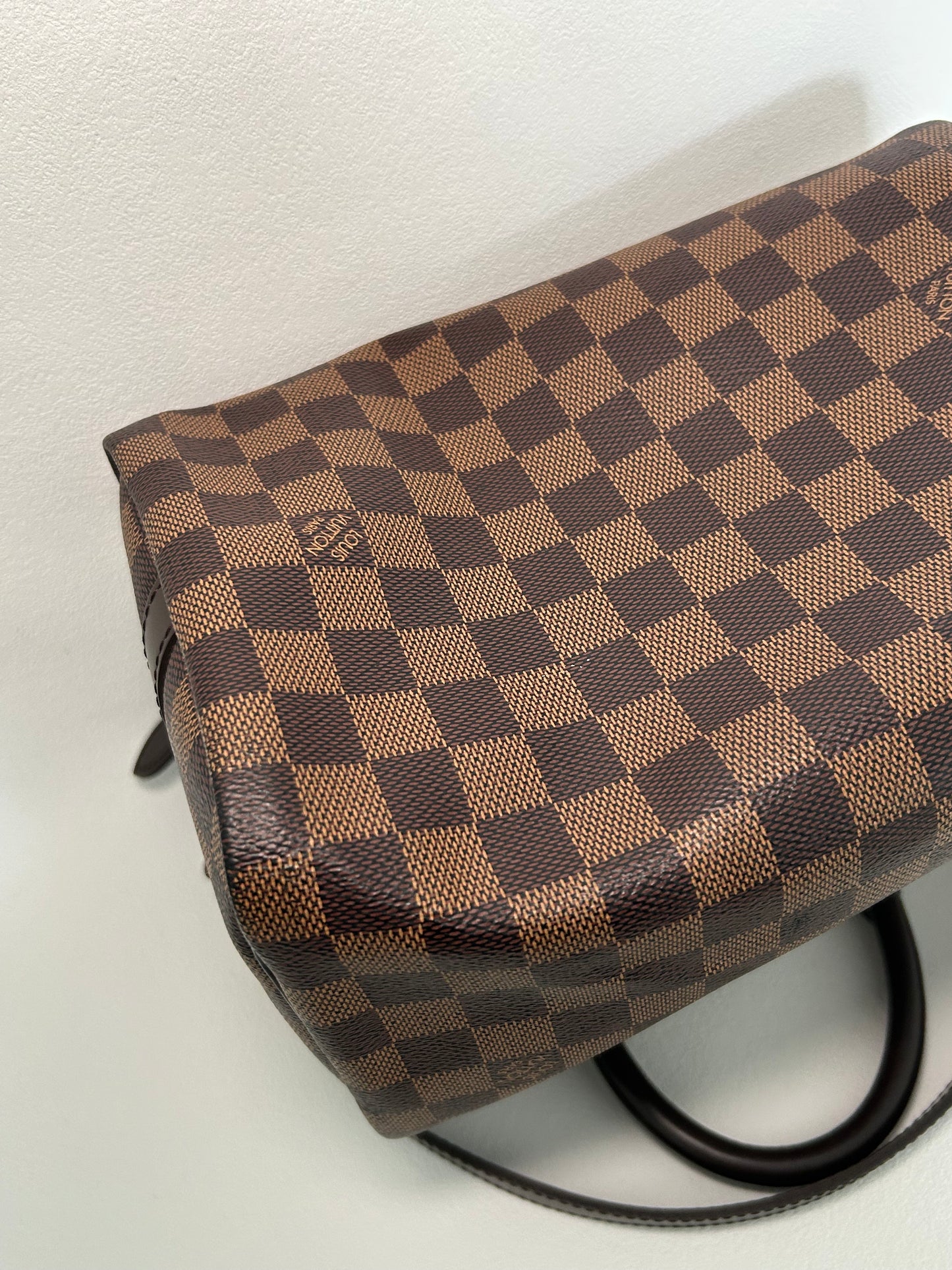 Louis Vuitton Speedy 25 Bandouliere Damier Ebene