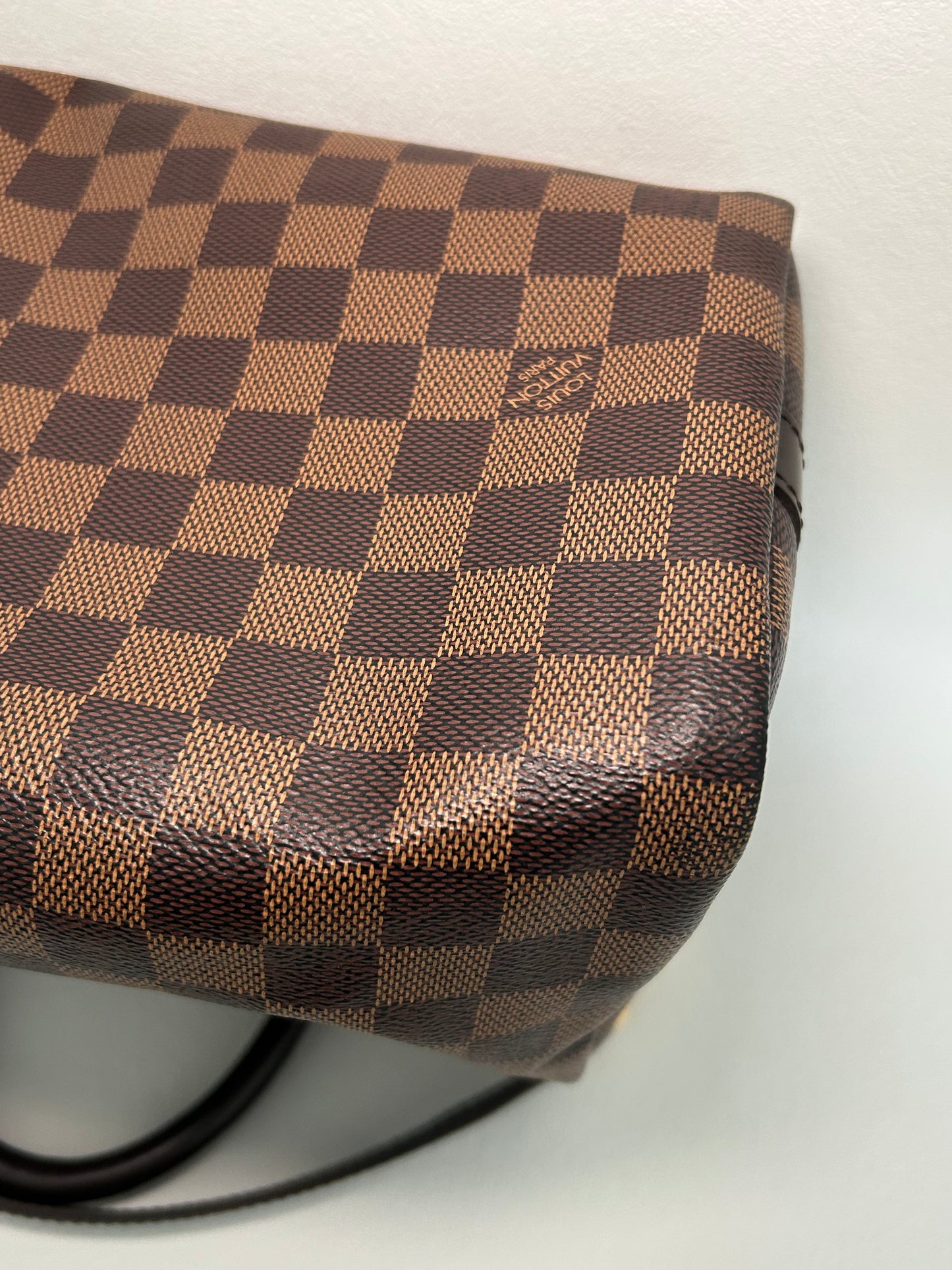 Louis Vuitton Speedy 25 Bandouliere Damier Ebene