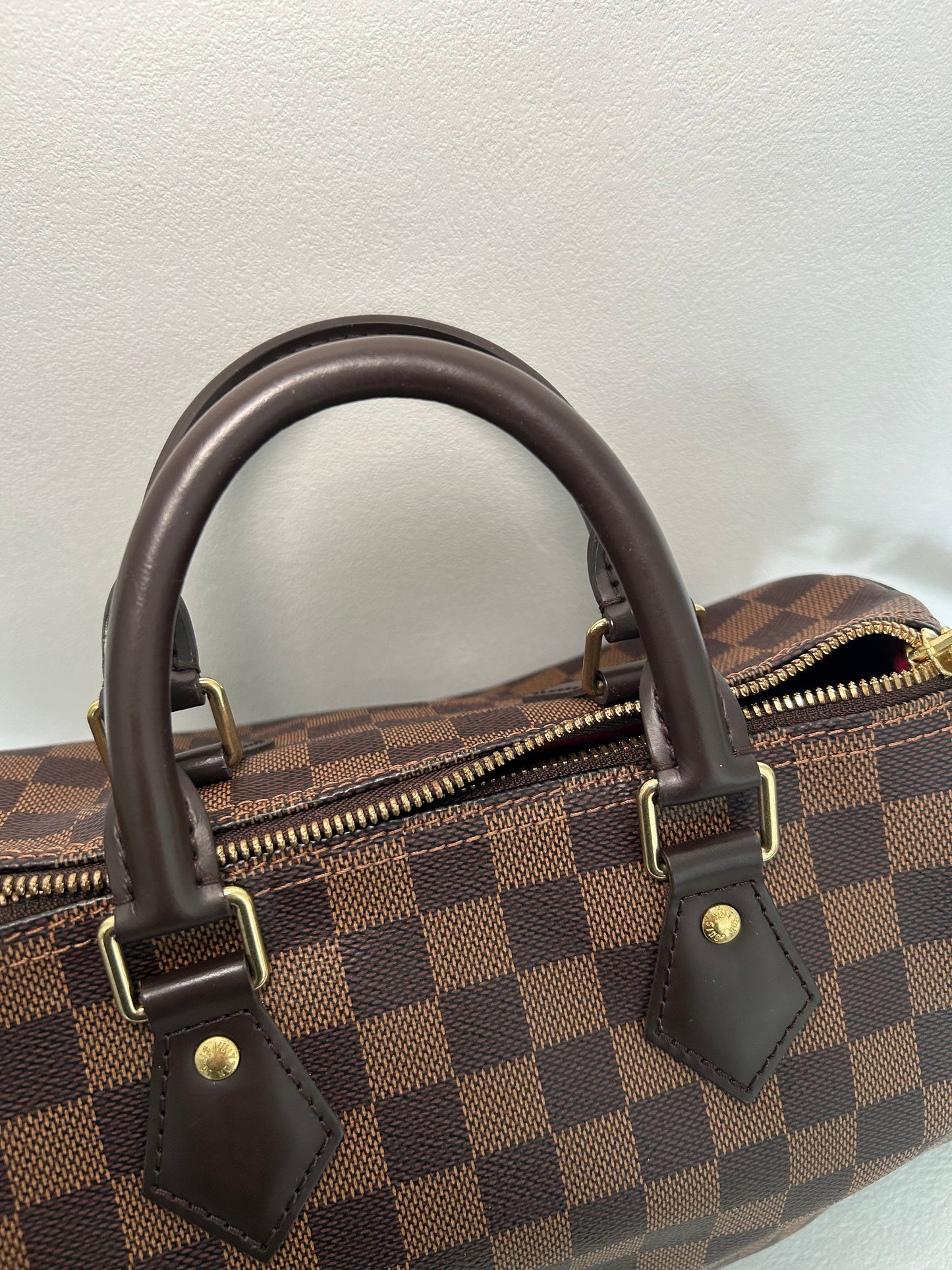 Louis Vuitton Speedy 25 Bandouliere Damier Ebene
