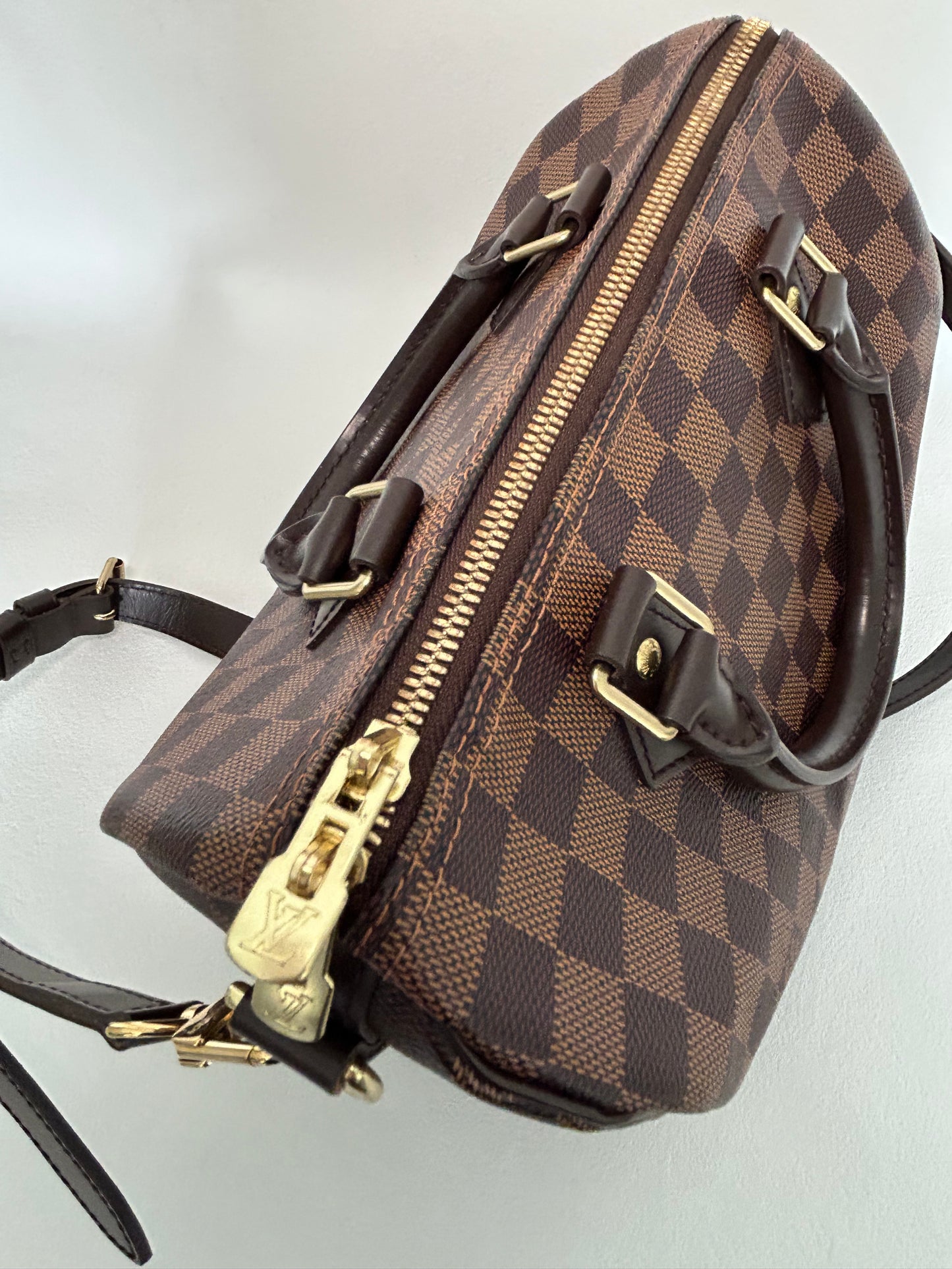 Louis Vuitton Speedy 25 Bandouliere Damier Ebene