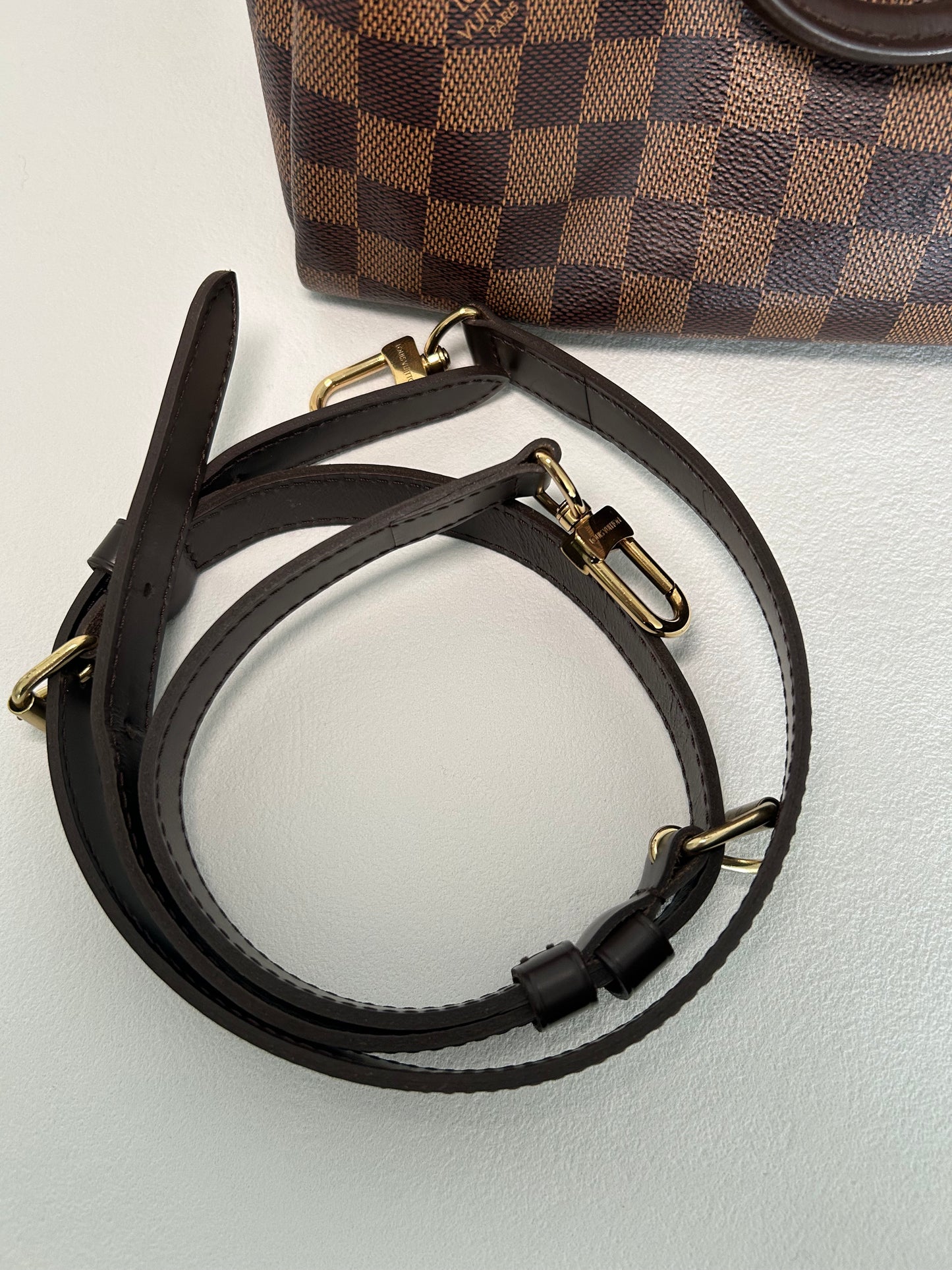 Louis Vuitton Speedy 25 Bandouliere Damier Ebene
