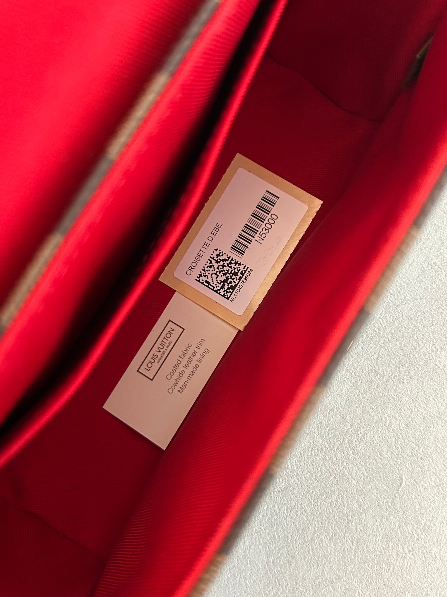 Louis Vuitton Croisette Damier Ebene