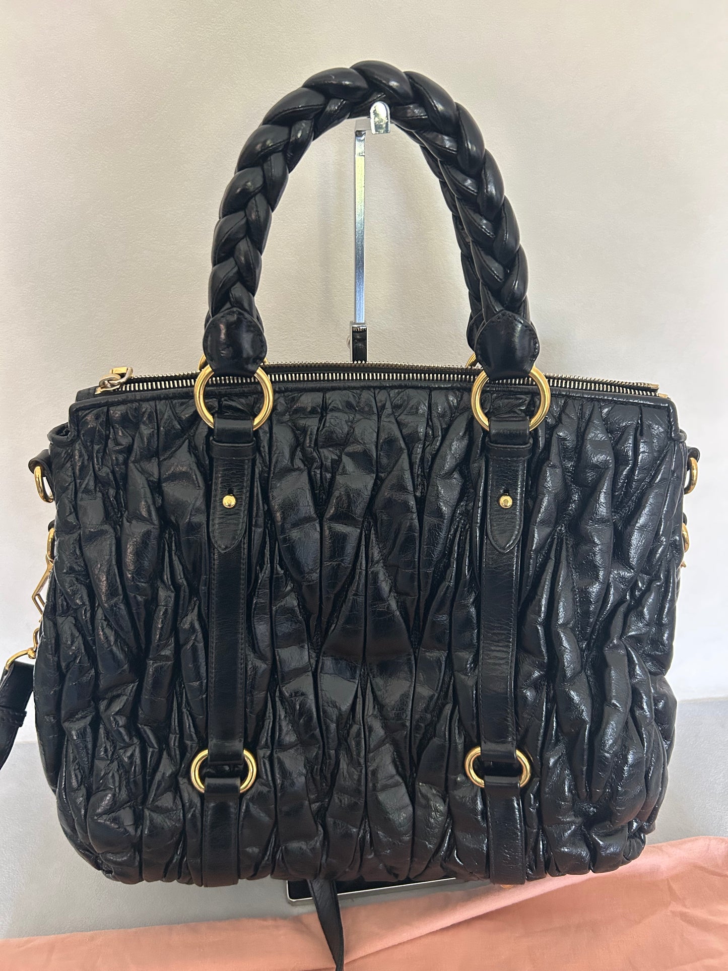 Miu Miu matelasse handbag