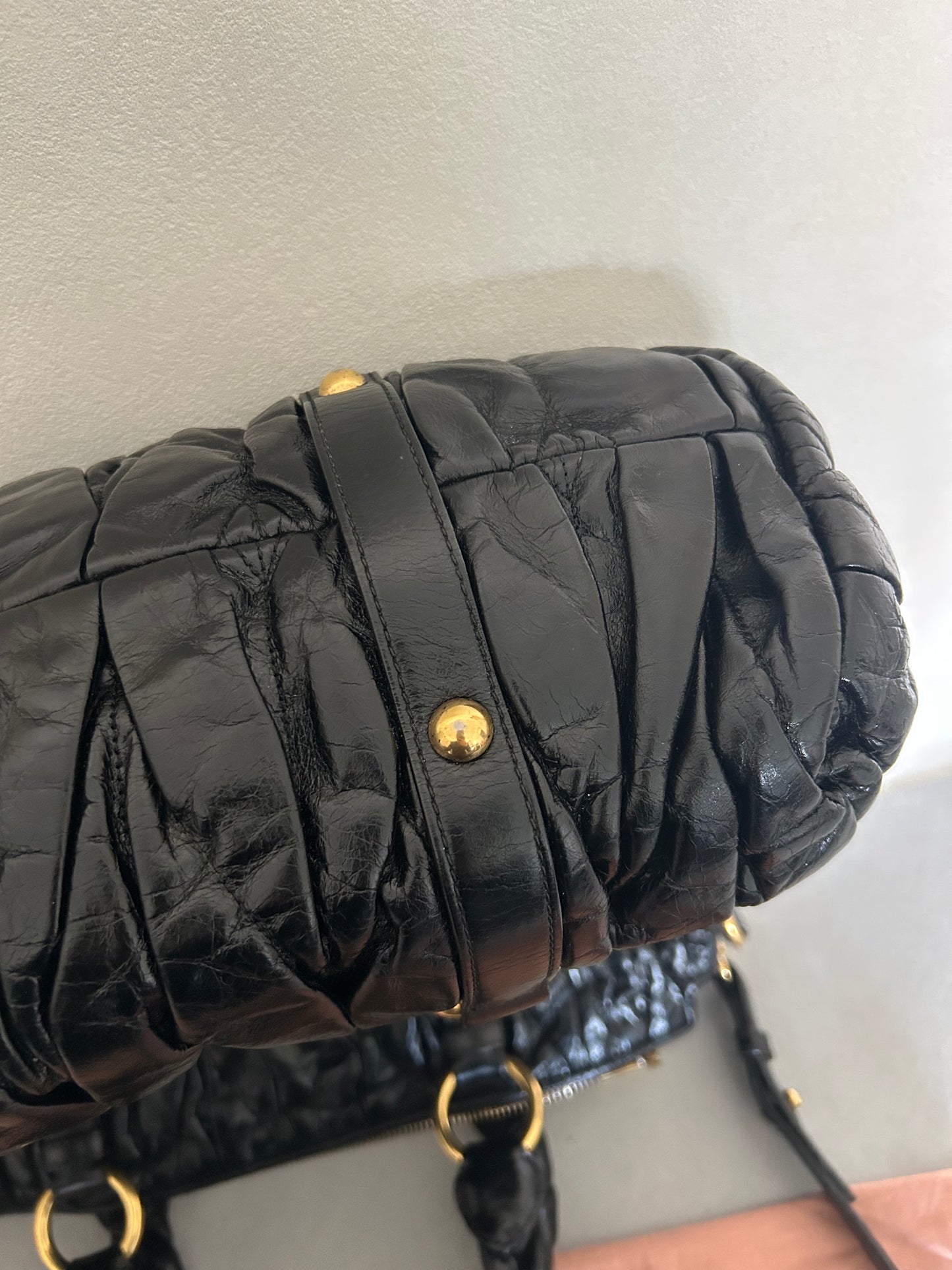Miu Miu matelasse handbag