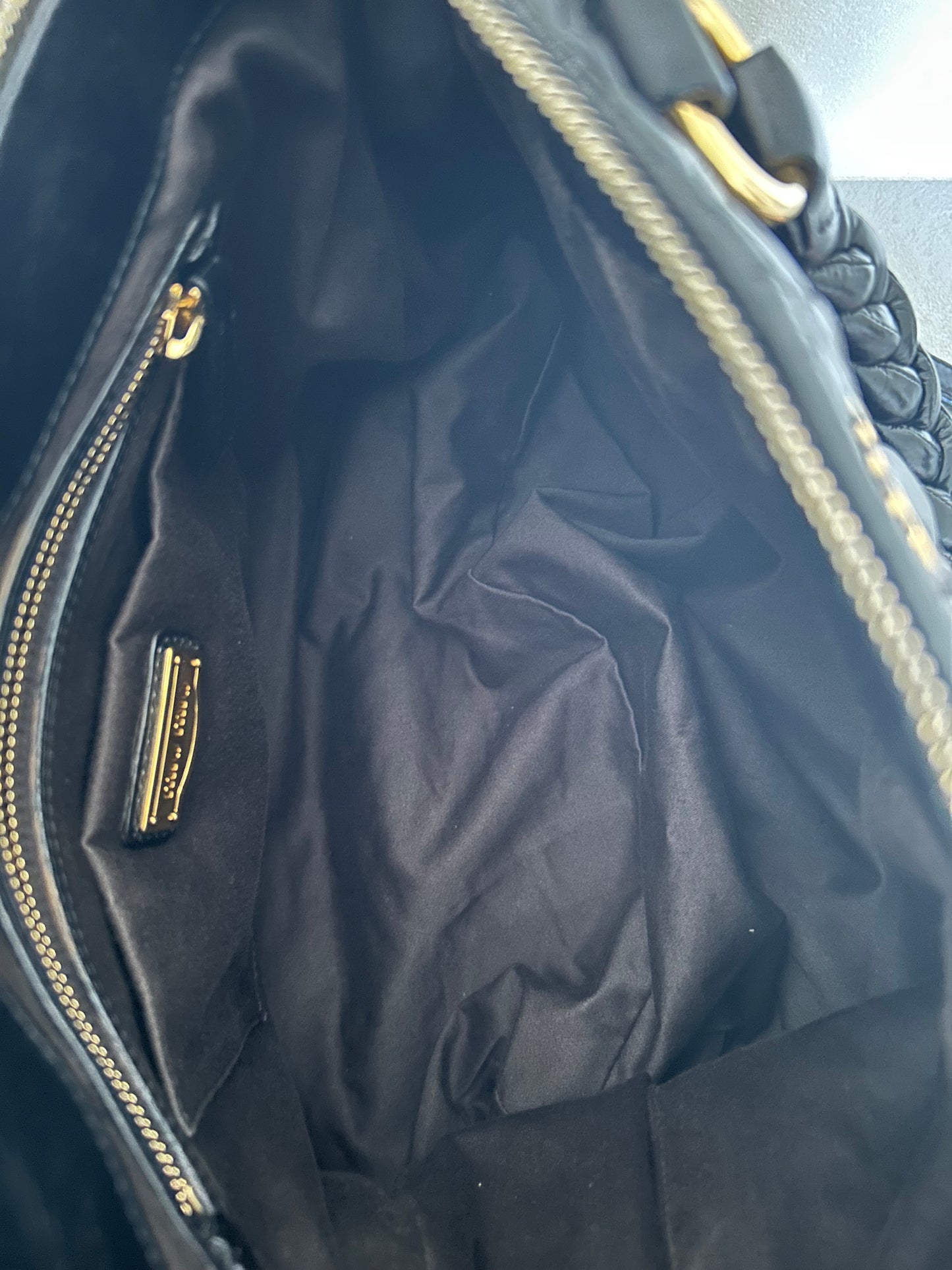Miu Miu matelasse handbag