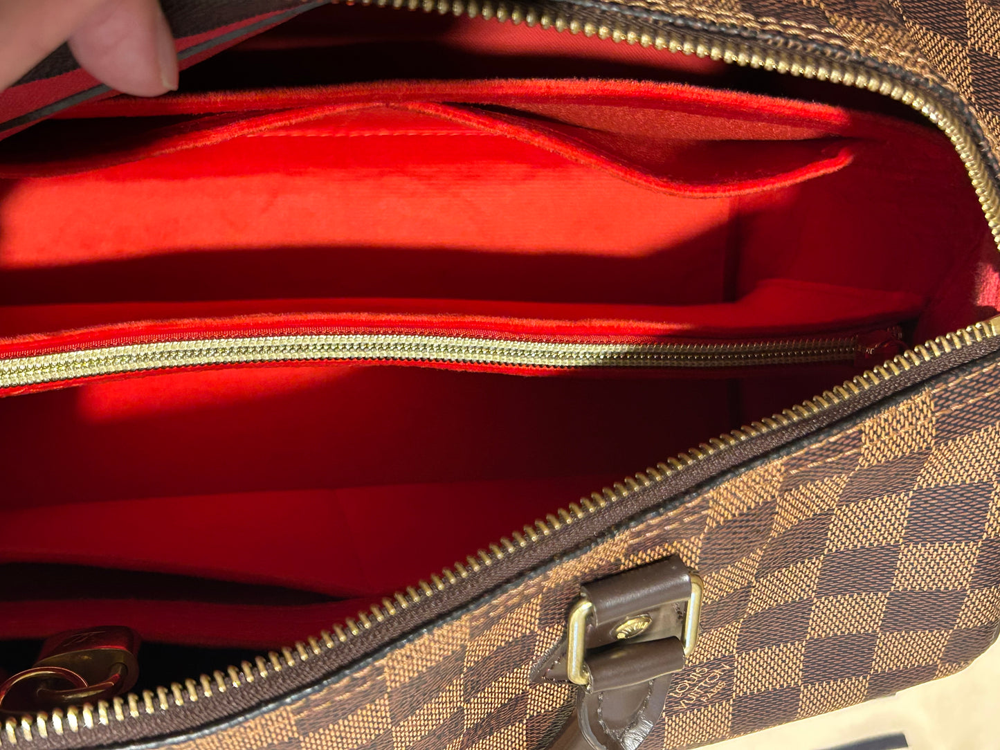 Louis Vuitton speedy 30 in Damier Ebene