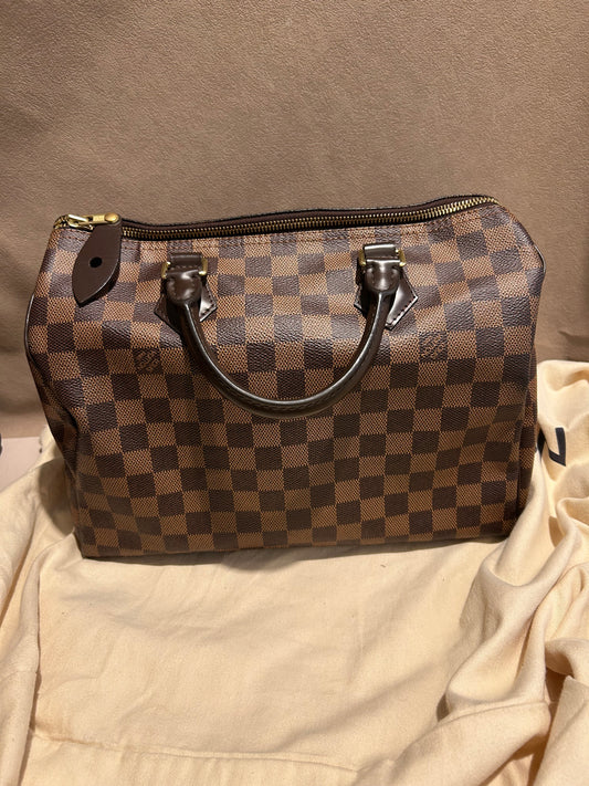 Louis Vuitton speedy 30 in Damier Ebene