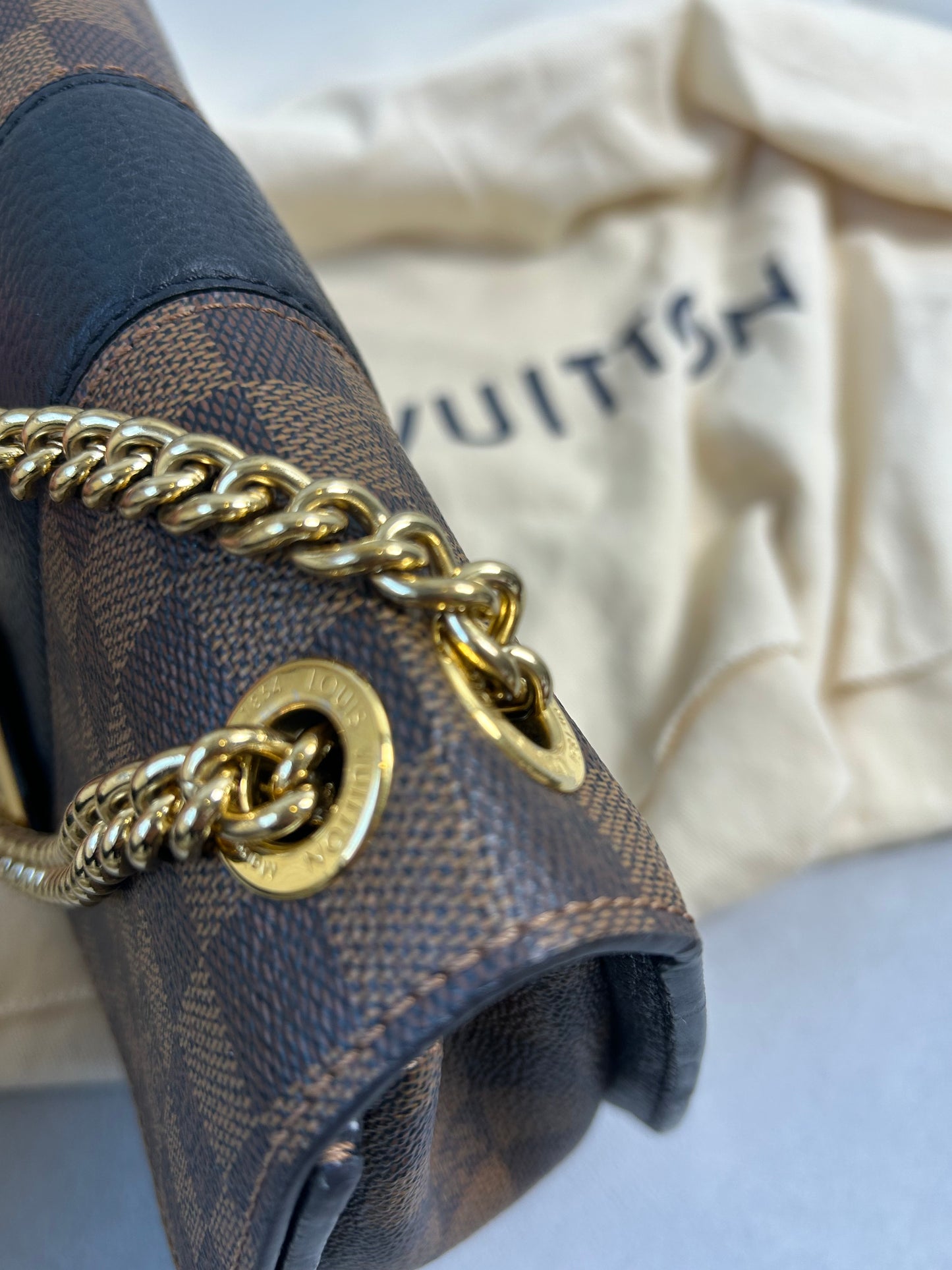Louis Vuitton Wight shoulder bag in Damier Ebene canvas