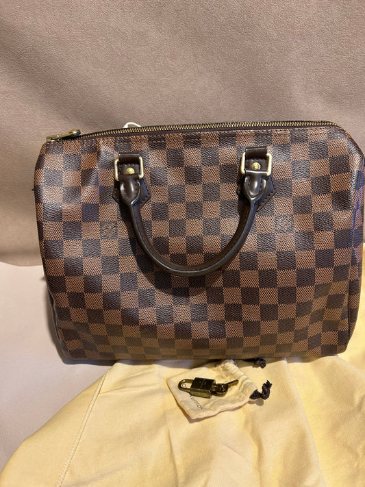 Louis Vuitton speedy 30 in Damier Ebene