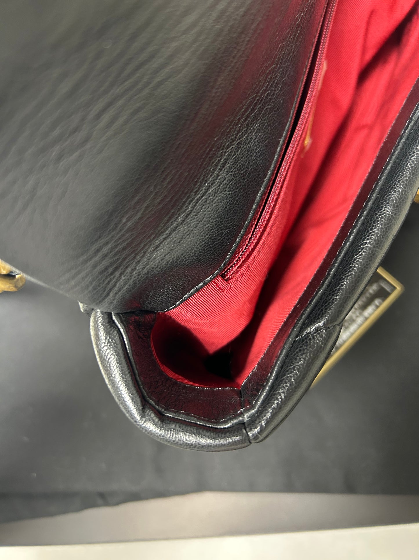 Chanel 19 bag small black and gold