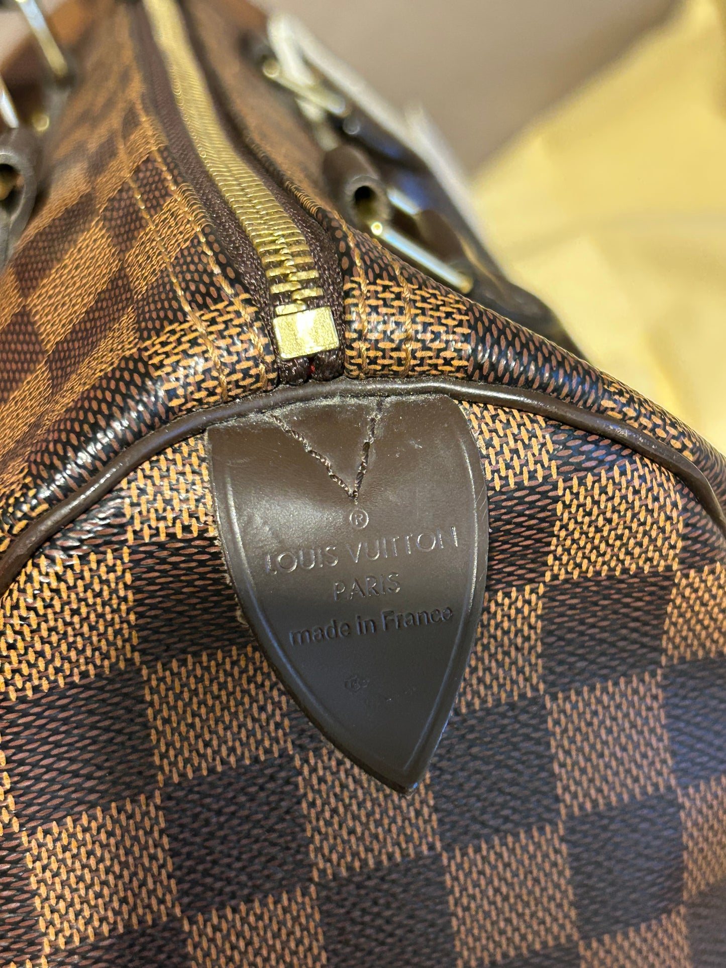 Louis Vuitton speedy 30 in Damier Ebene