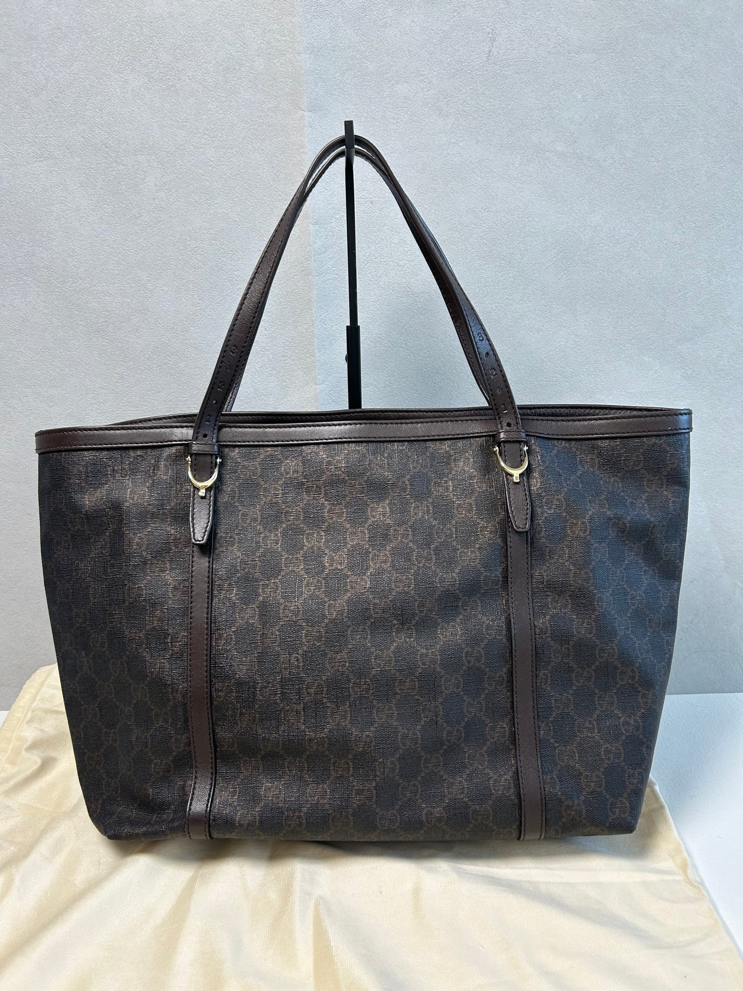 Gucci dark brown GG supreme Nice tote bag