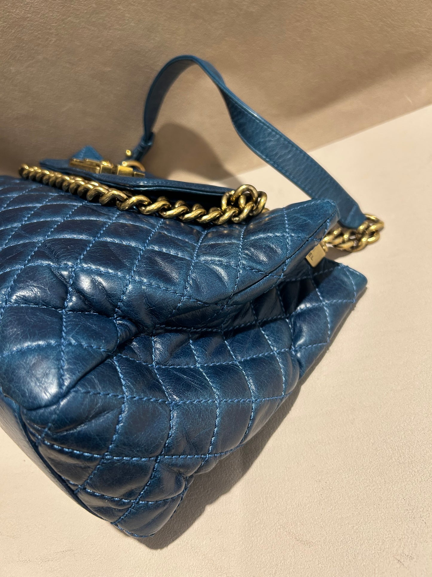 Chanel boy front pocket shoulder bag