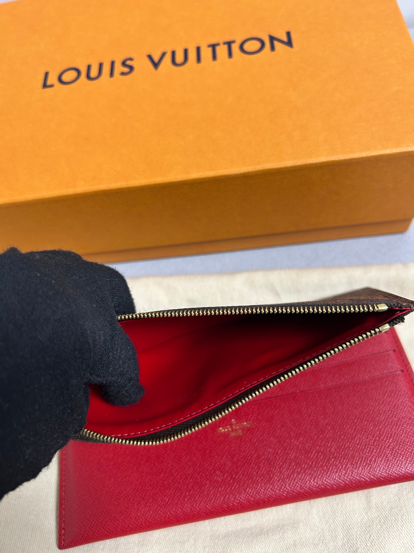 Louis Vuitton felicie pochette Damier Ebene