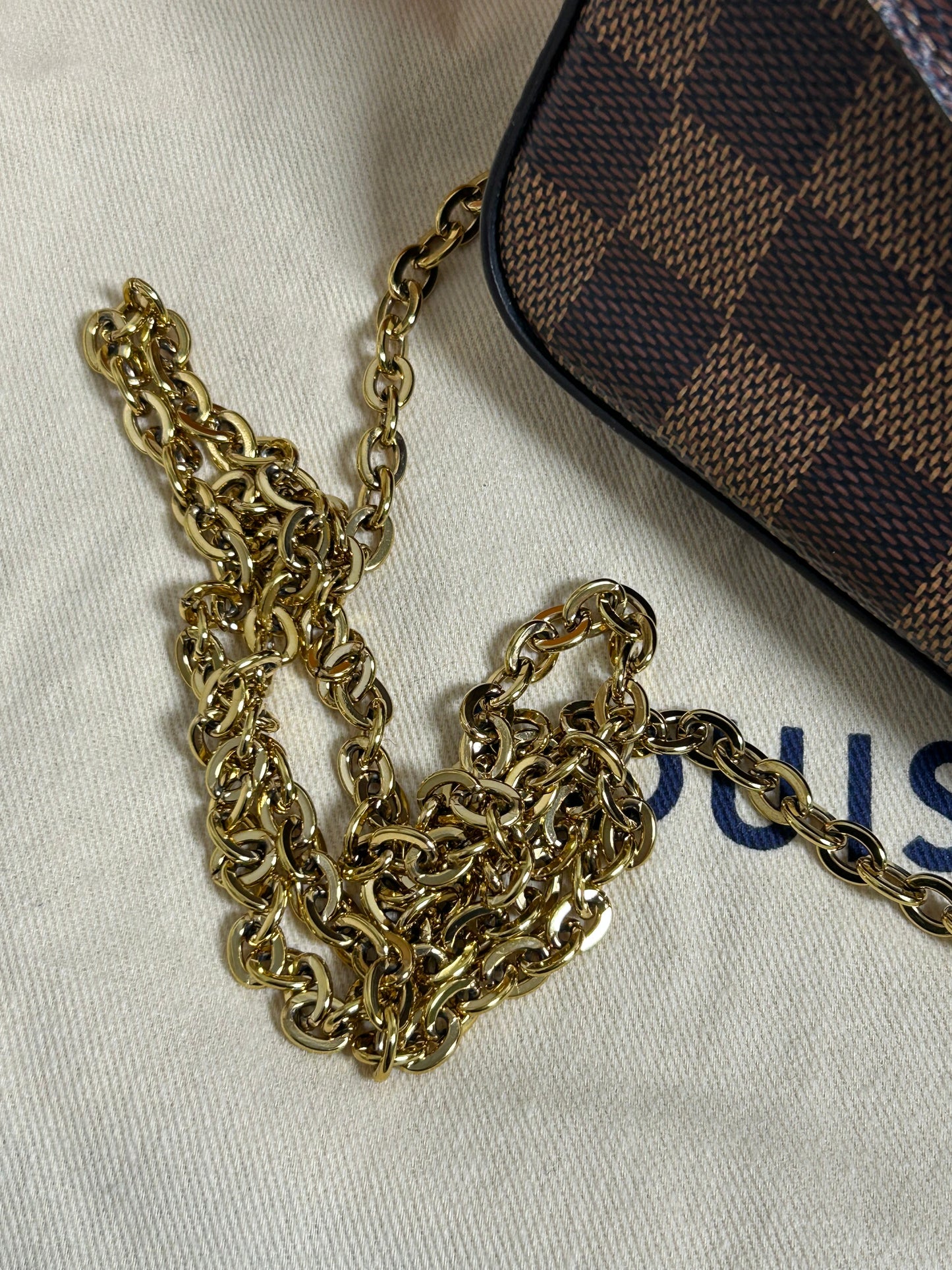 Louis Vuitton felicie pochette Damier Ebene