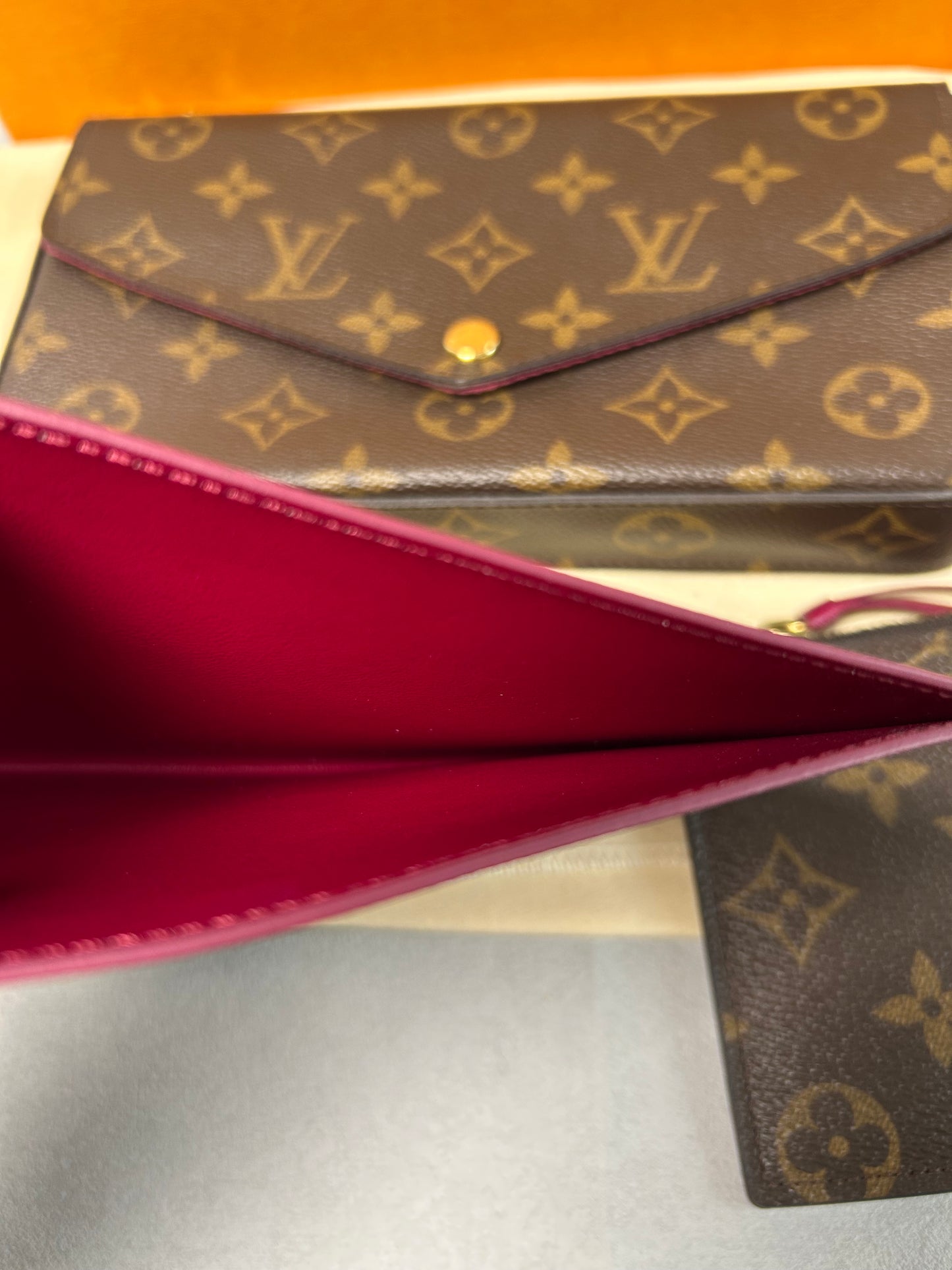 Louis Vuitton felicie pochette monogram