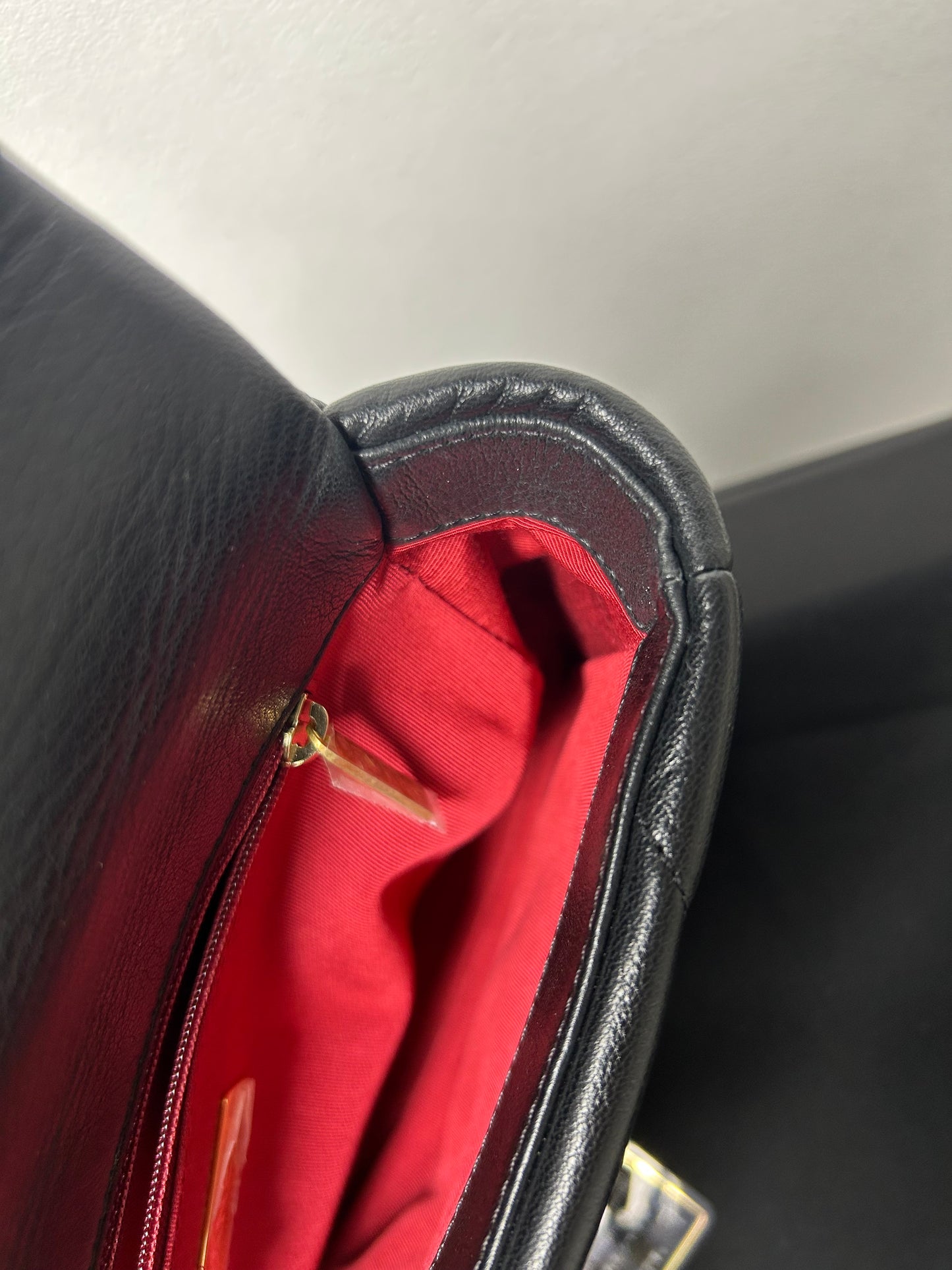 Chanel 19 bag small black and gold