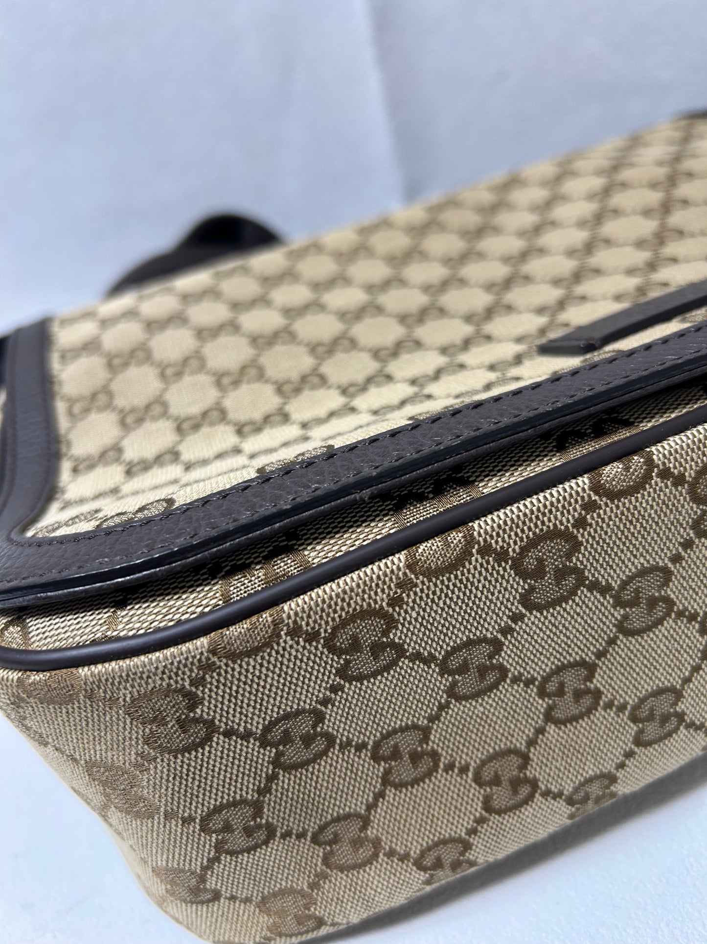 Gucci GG canvas unisex large messenger bag