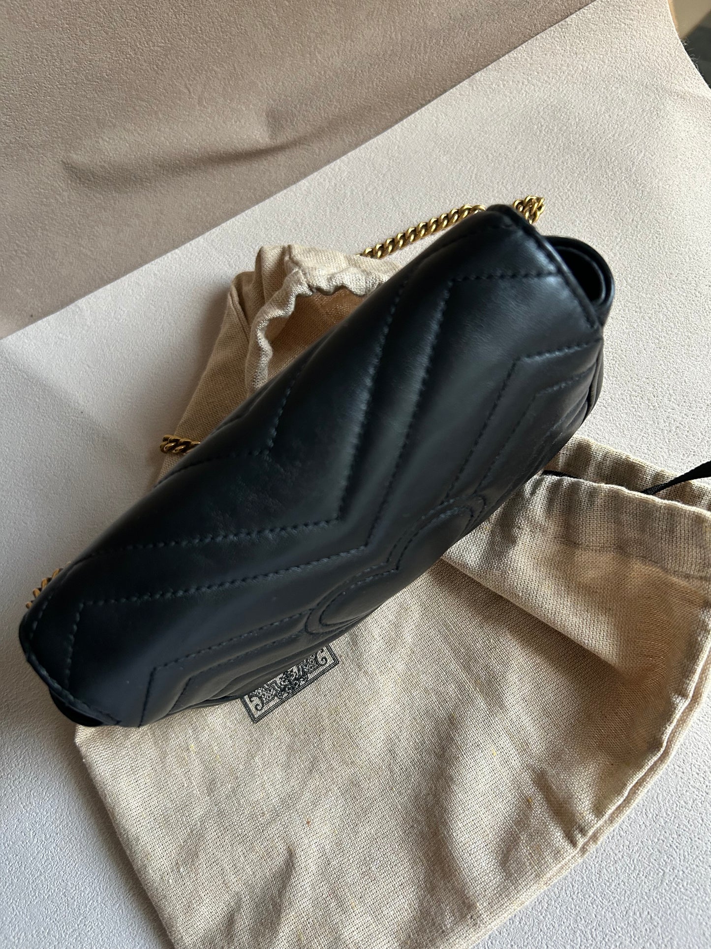 Gucci mini black marmont