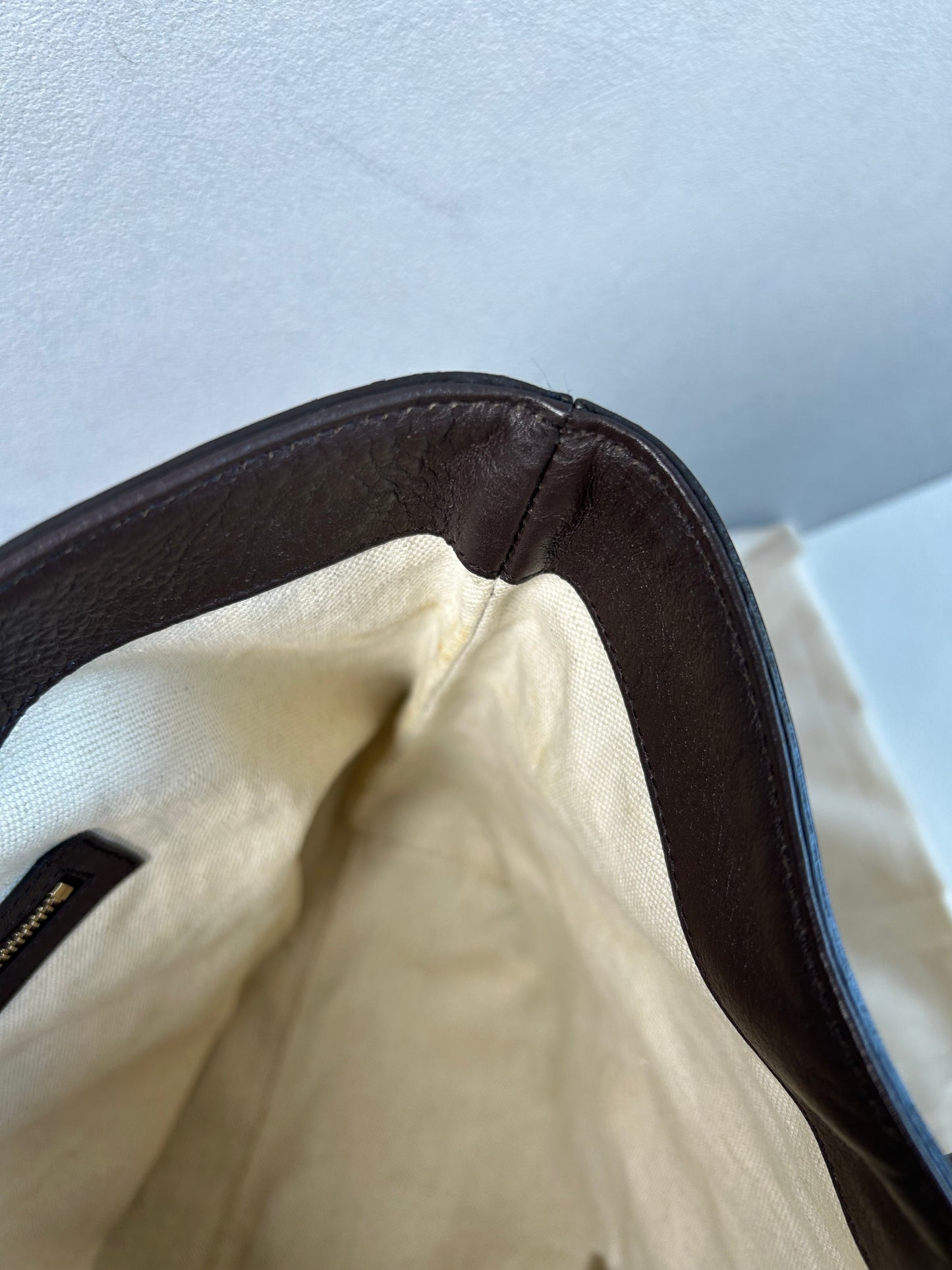 Gucci dark brown GG supreme Nice tote bag