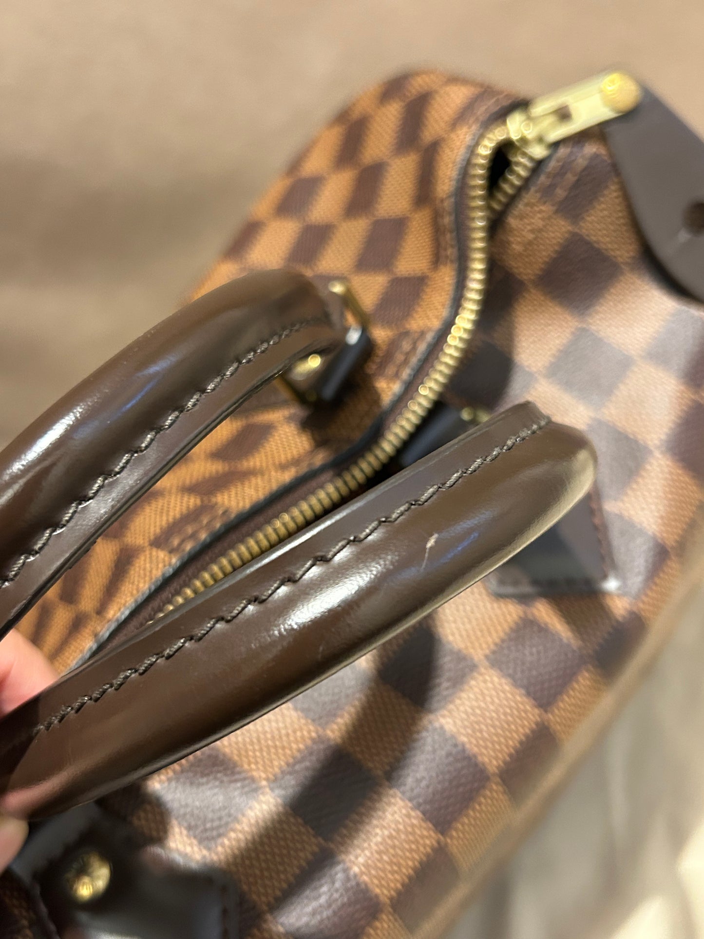 Louis Vuitton speedy 30 in Damier Ebene