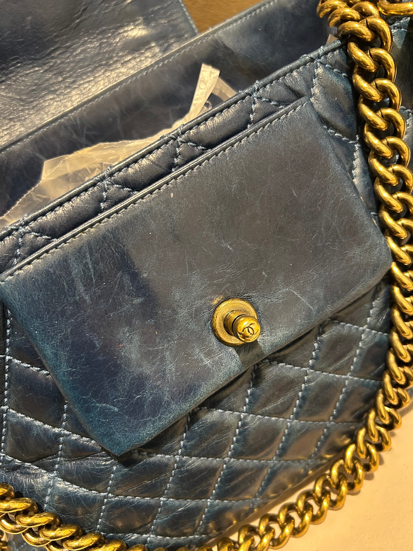 Chanel boy front pocket shoulder bag