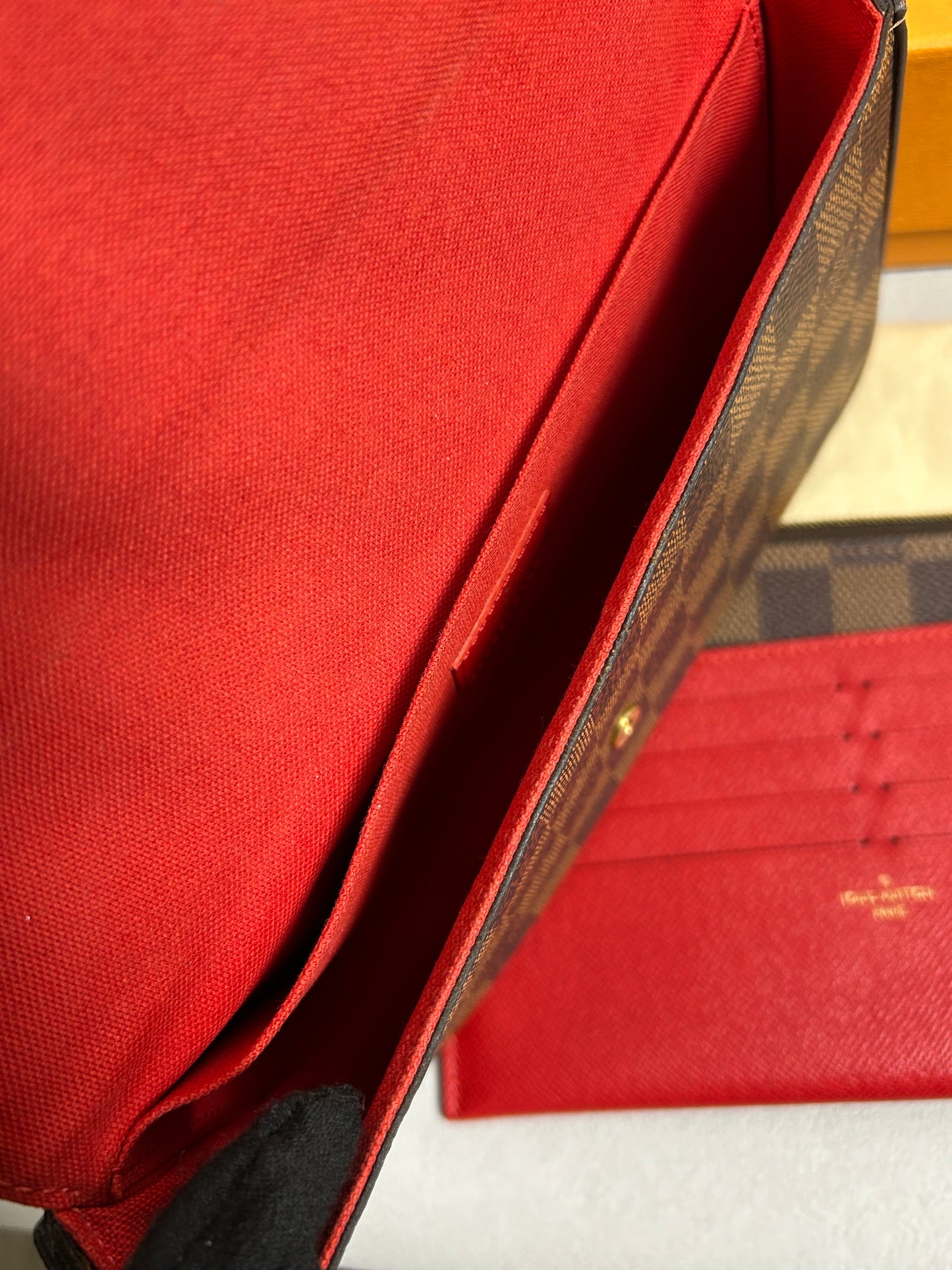 Louis Vuitton felicie pochette Damier Ebene