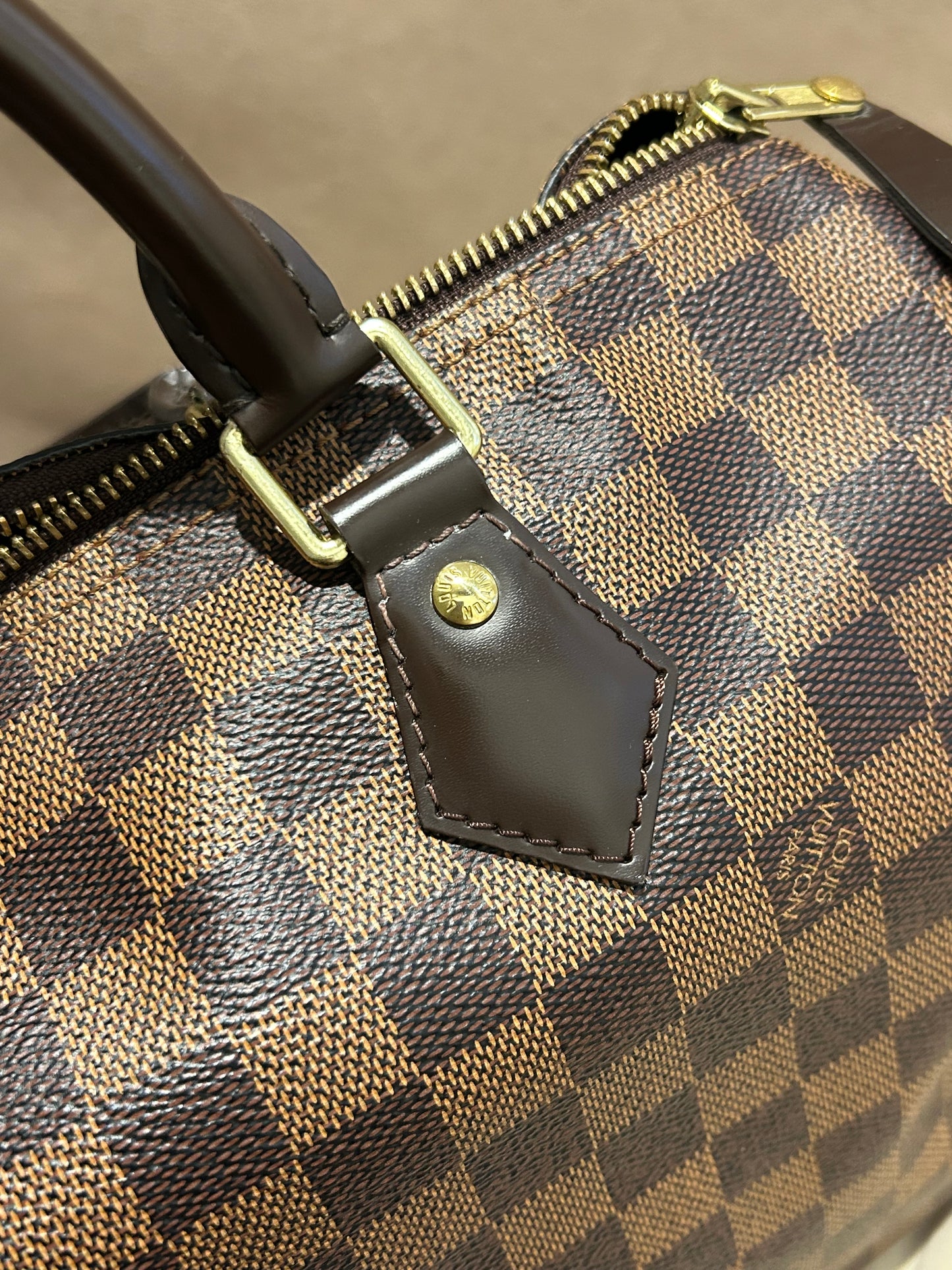 Louis Vuitton speedy 30 in Damier Ebene