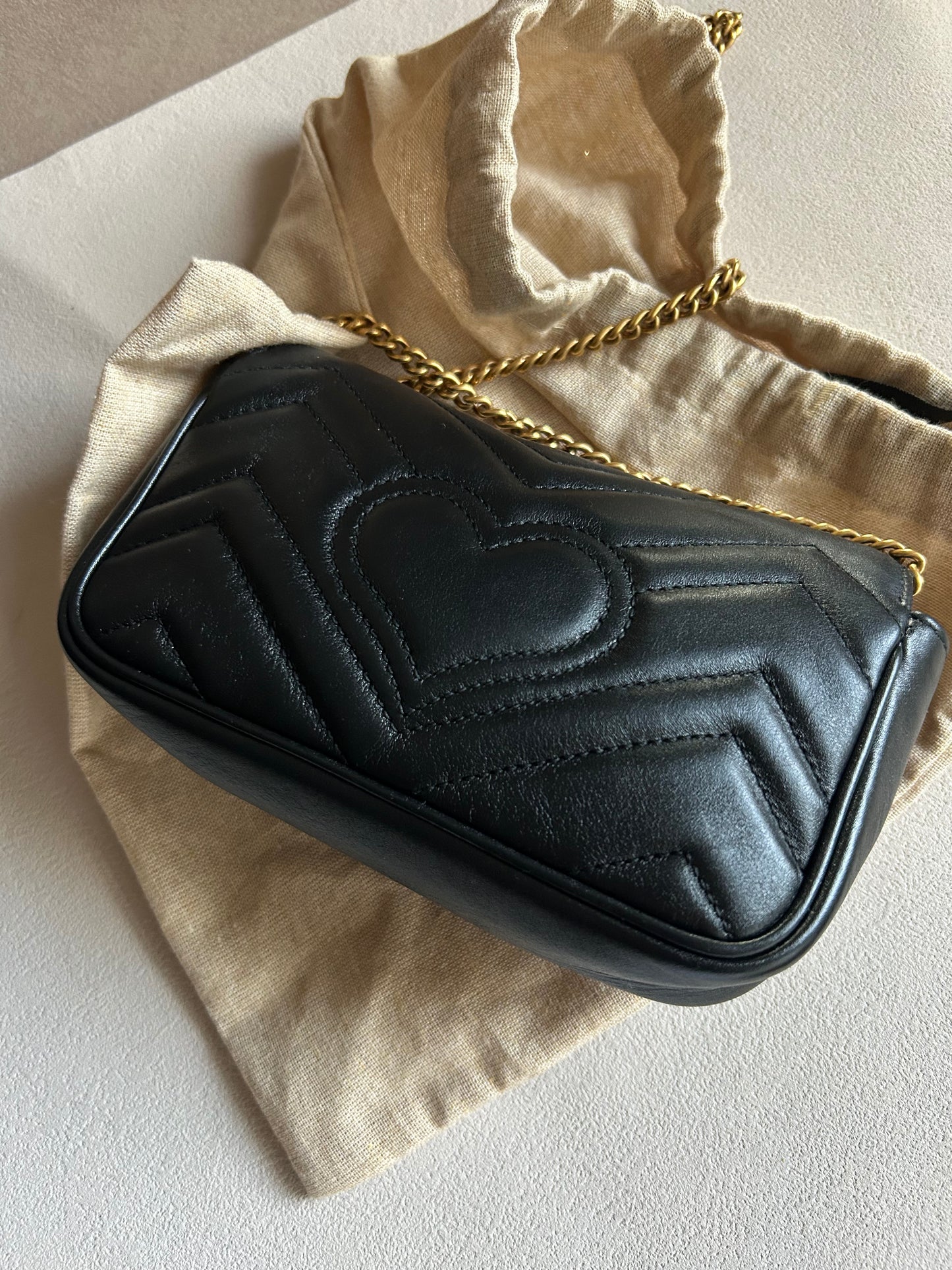 Gucci mini black marmont