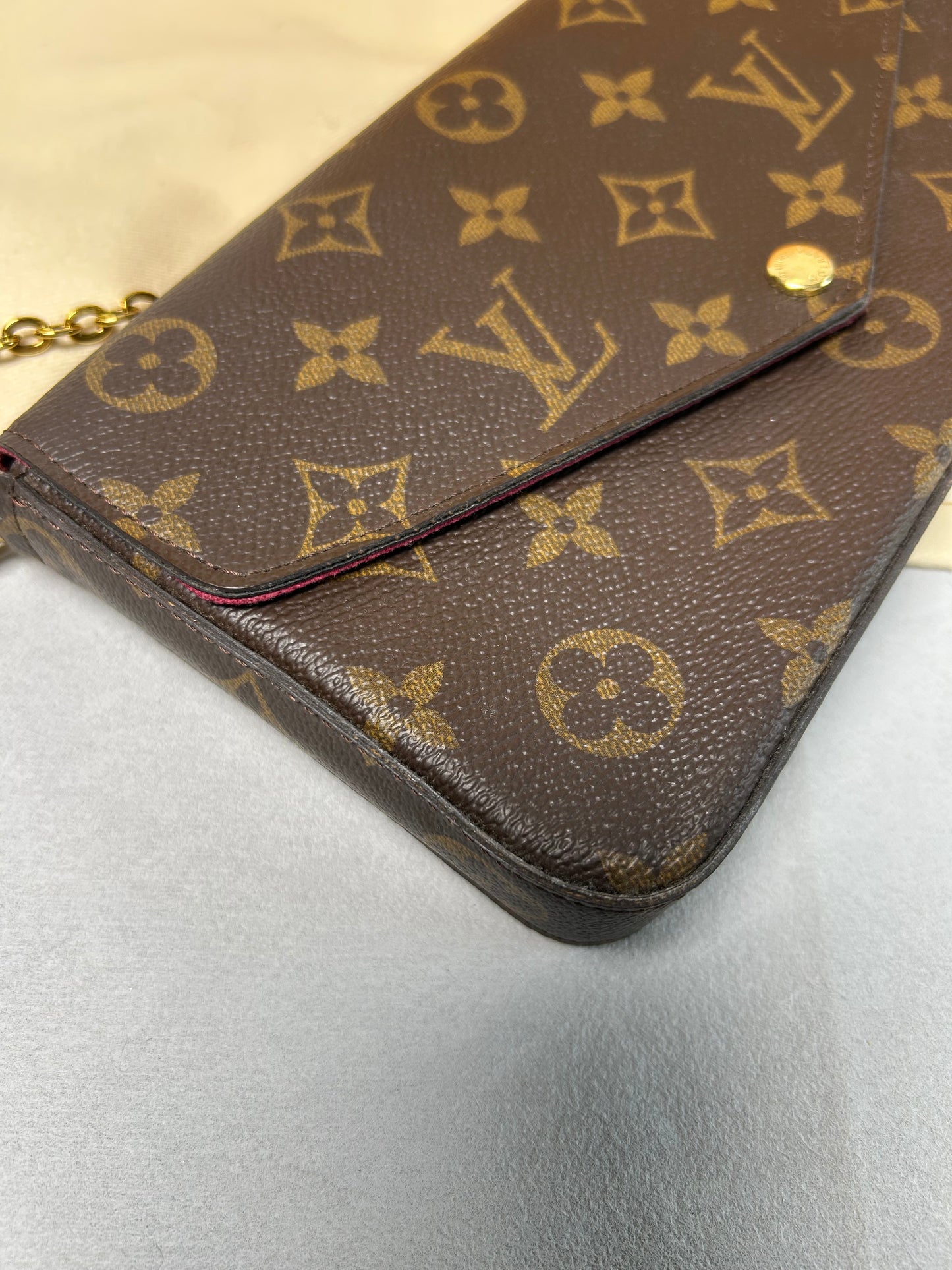Louis Vuitton felicie pochette monogram