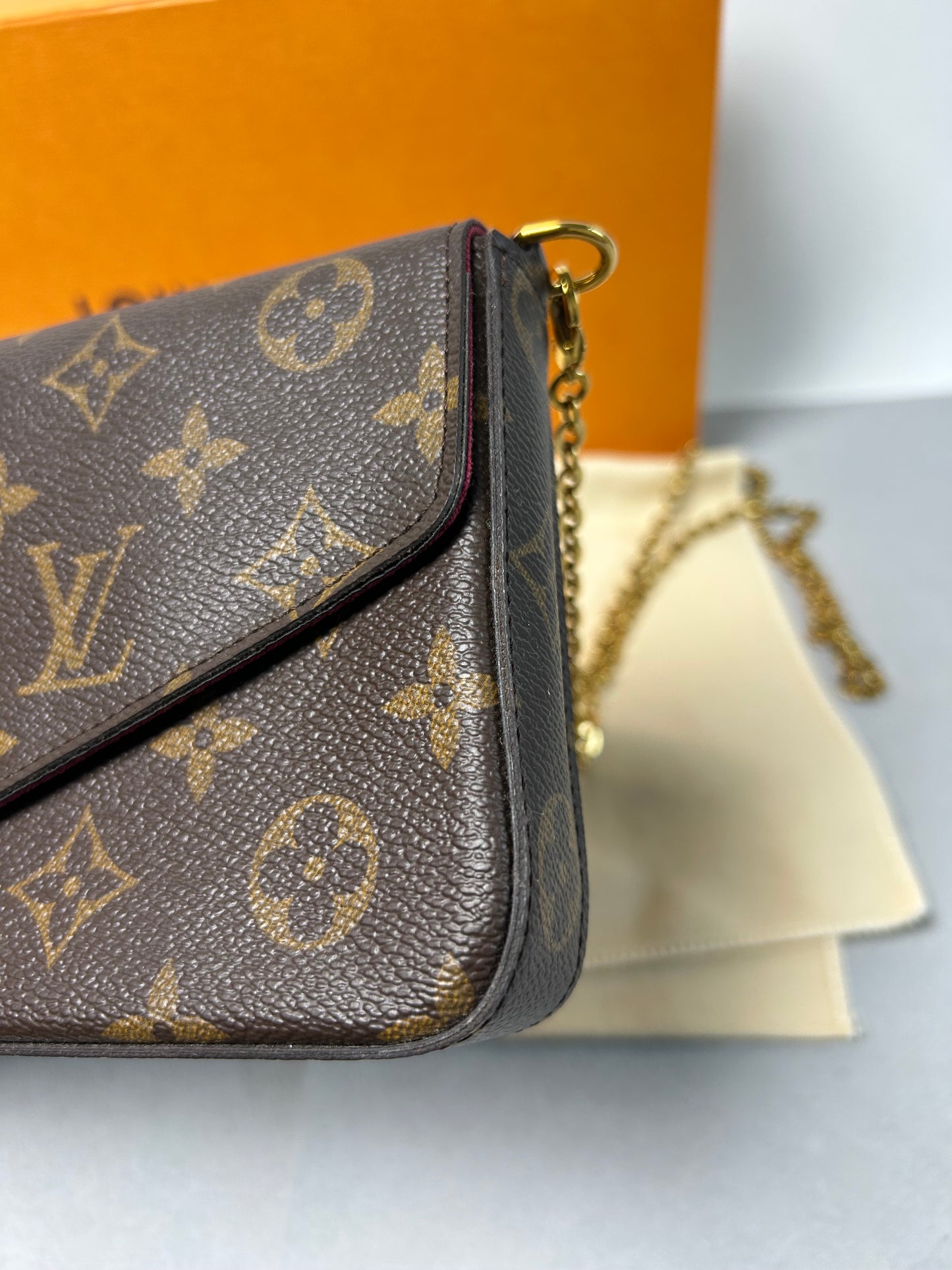 Louis Vuitton felicie pochette monogram