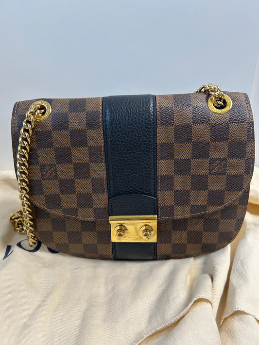 Louis Vuitton Wight shoulder bag in Damier Ebene canvas