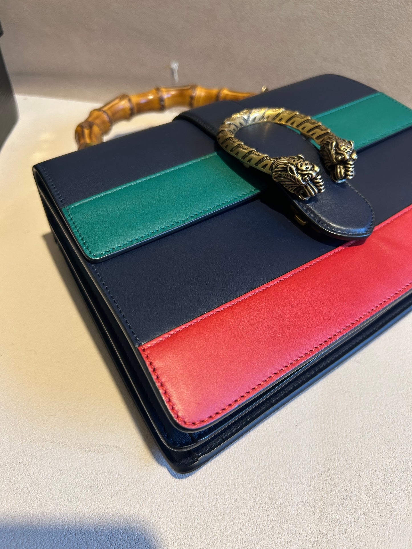 Gucci Dionysus bamboo top handle bag