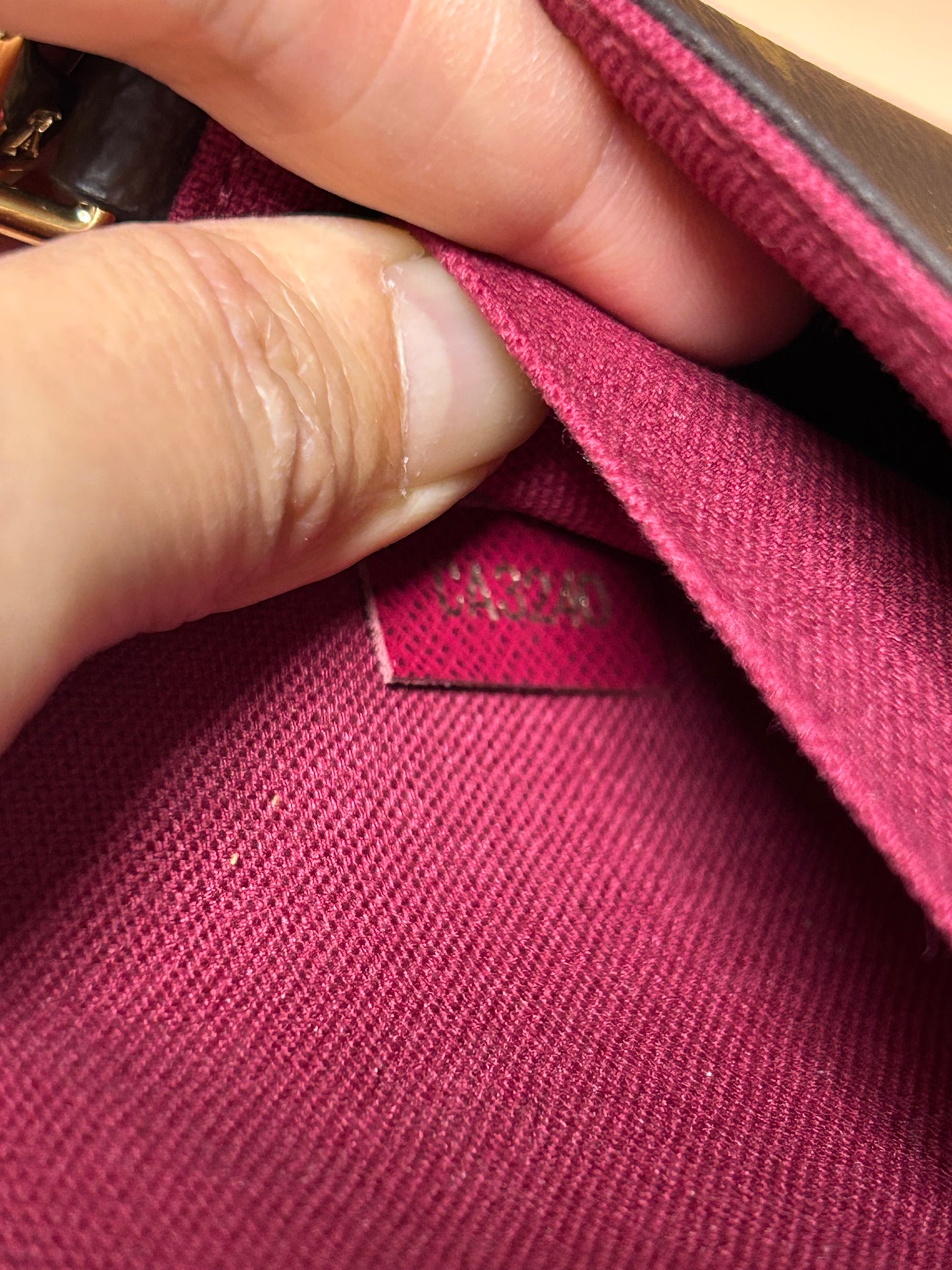 Louis Vuitton felicie pochette in monogram