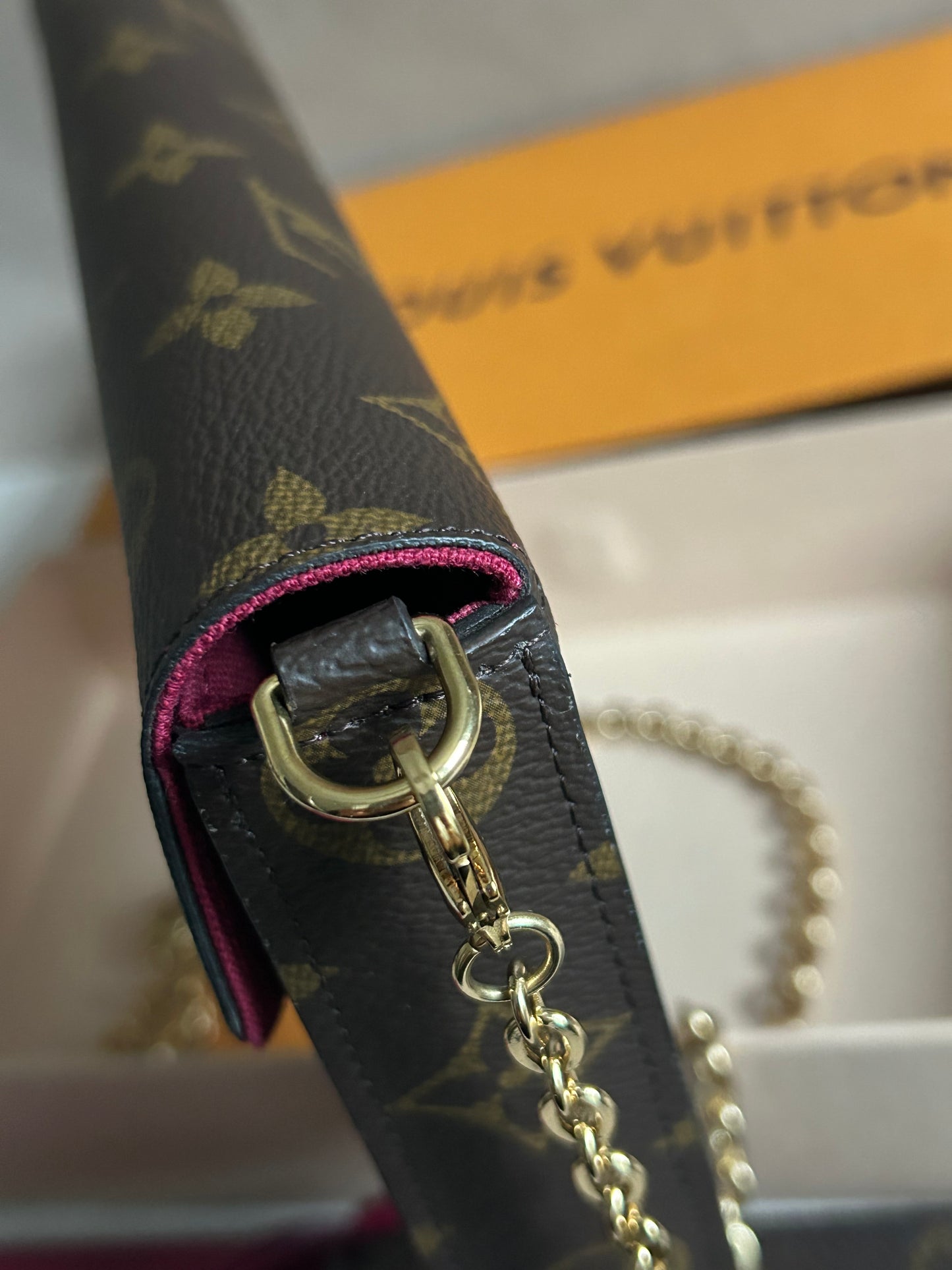 Louis Vuitton felicie pochette in monogram