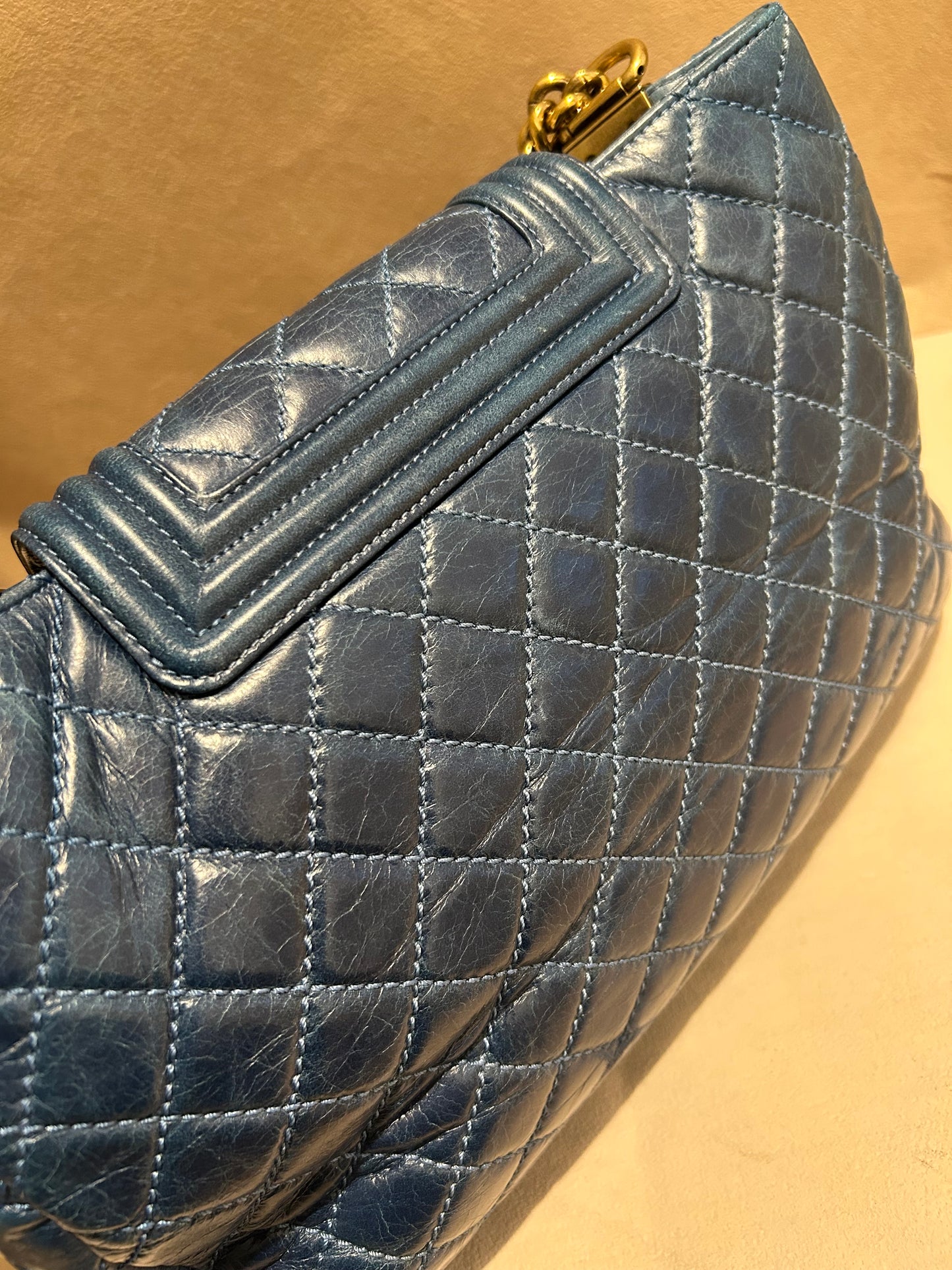 Chanel boy front pocket shoulder bag