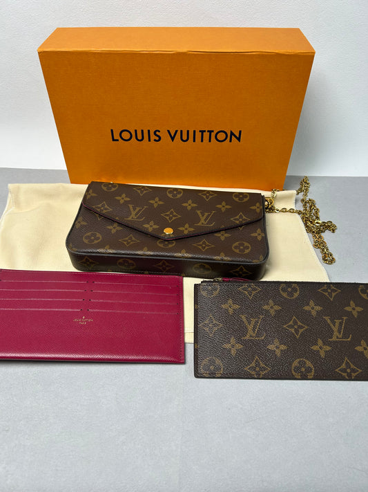 Louis Vuitton felicie pochette monogram