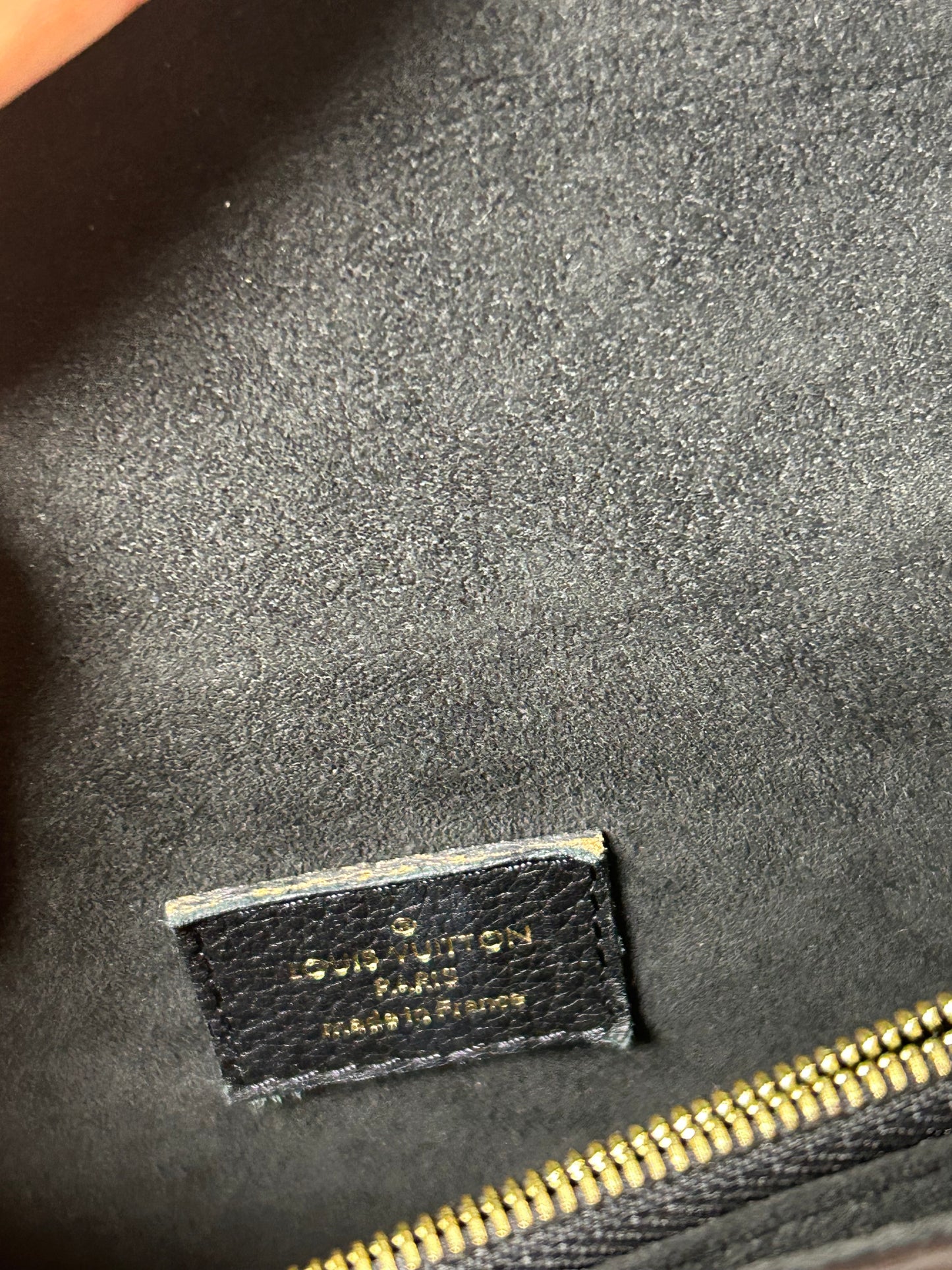 Louis Vuitton victoire monogram and black leather
