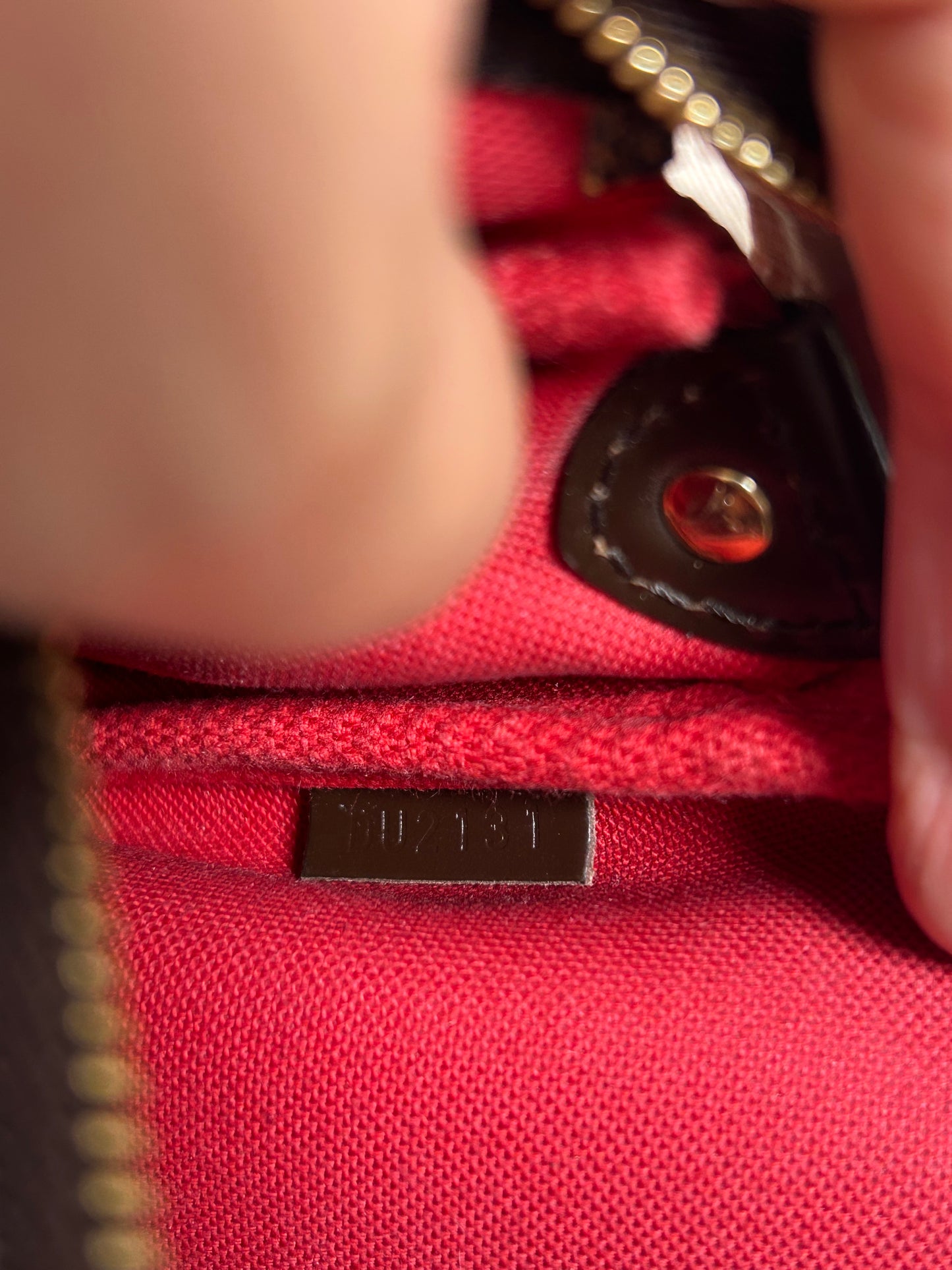 Louis Vuitton Eva clutch bag In Damier Ebene