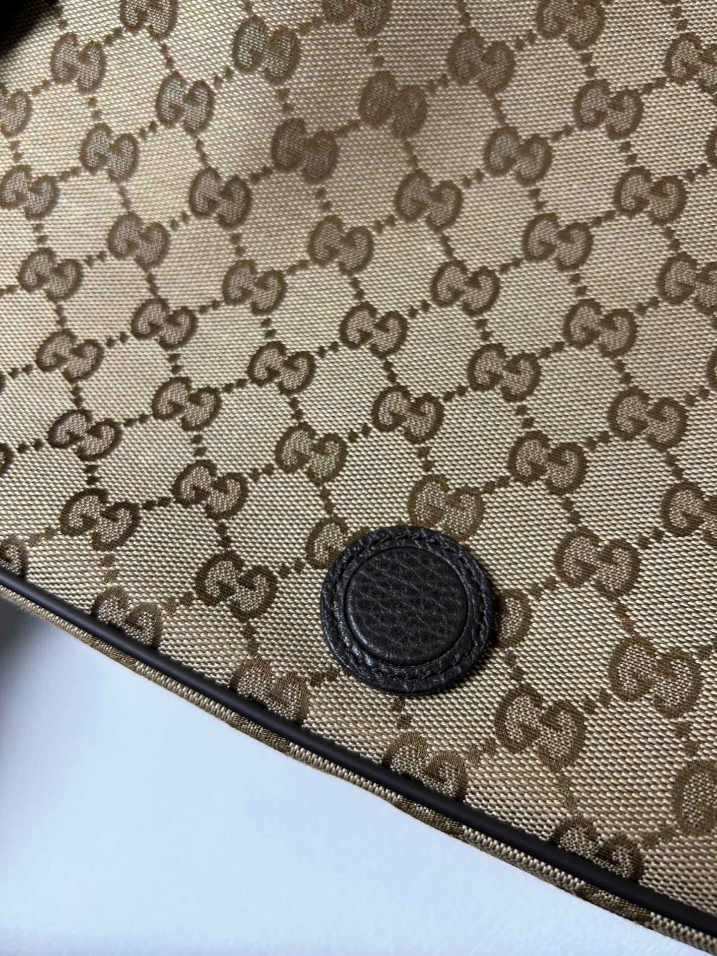 Gucci GG canvas unisex large messenger bag
